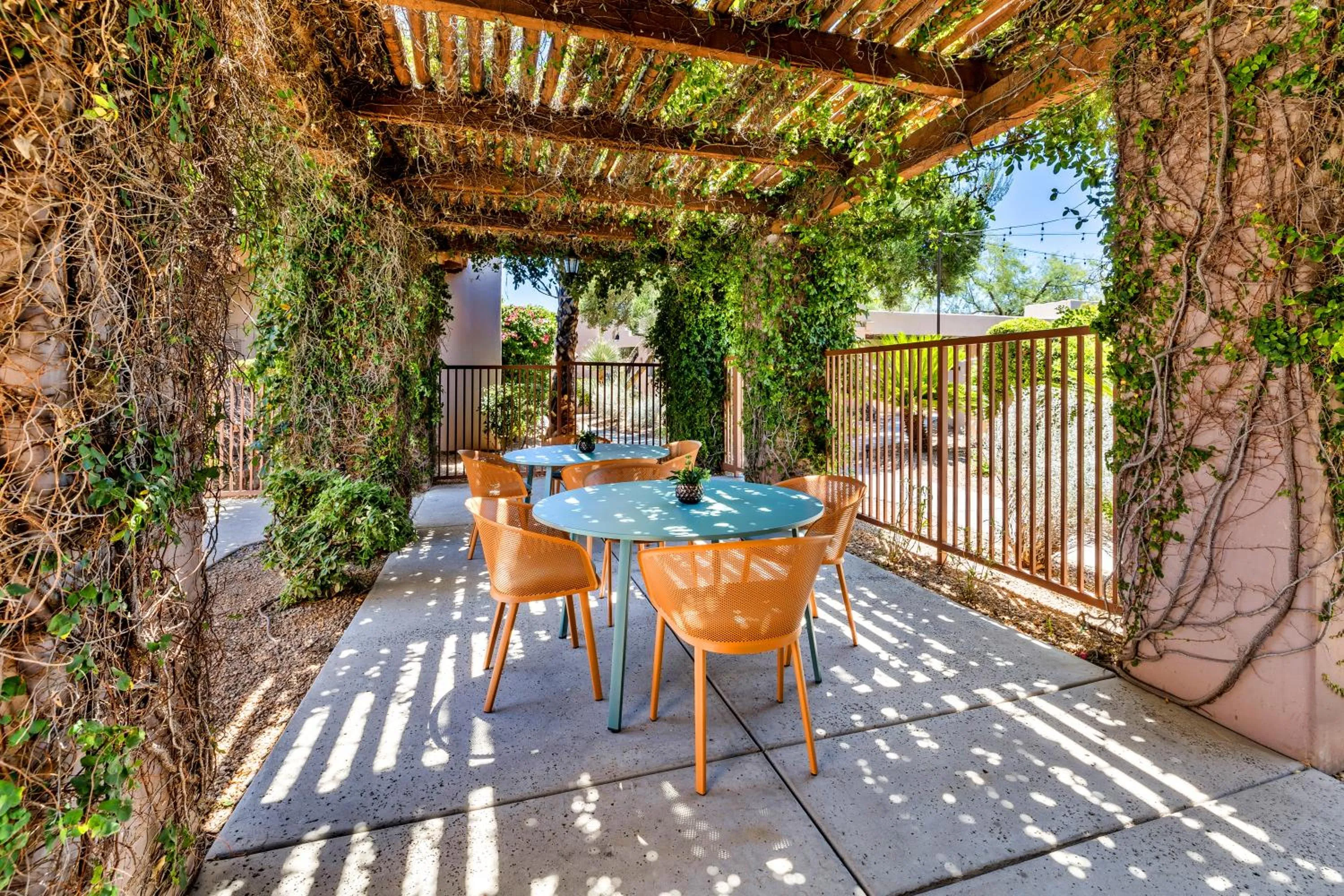 Patio in Lodge On The Desert