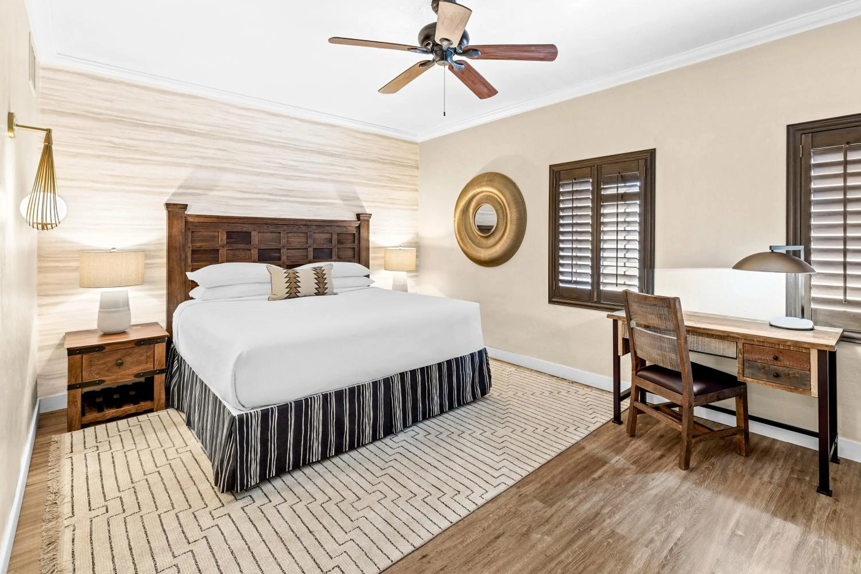 Bedroom, Bed in Lodge On The Desert