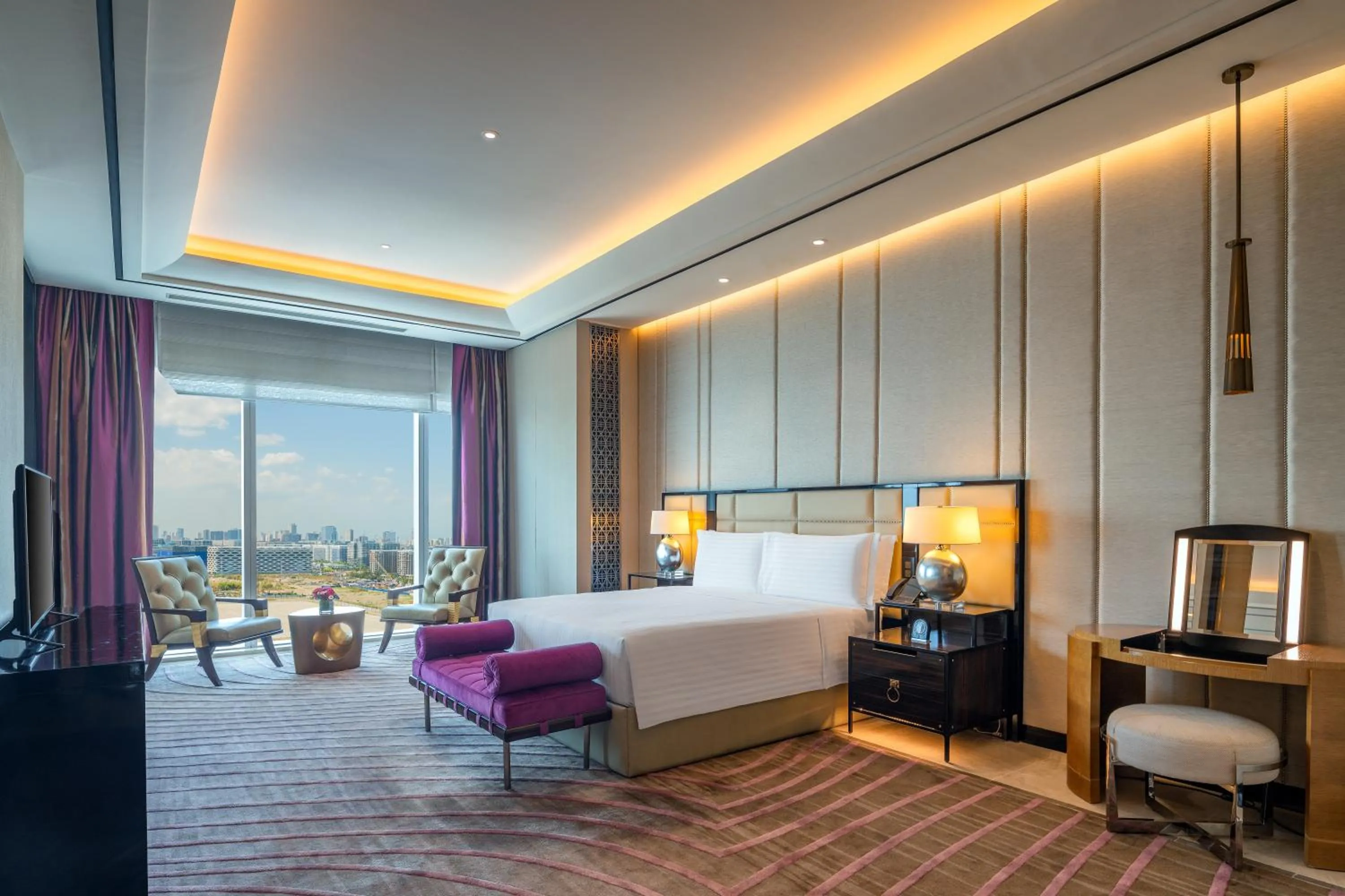 Bed in Solaire Resort Entertainment City