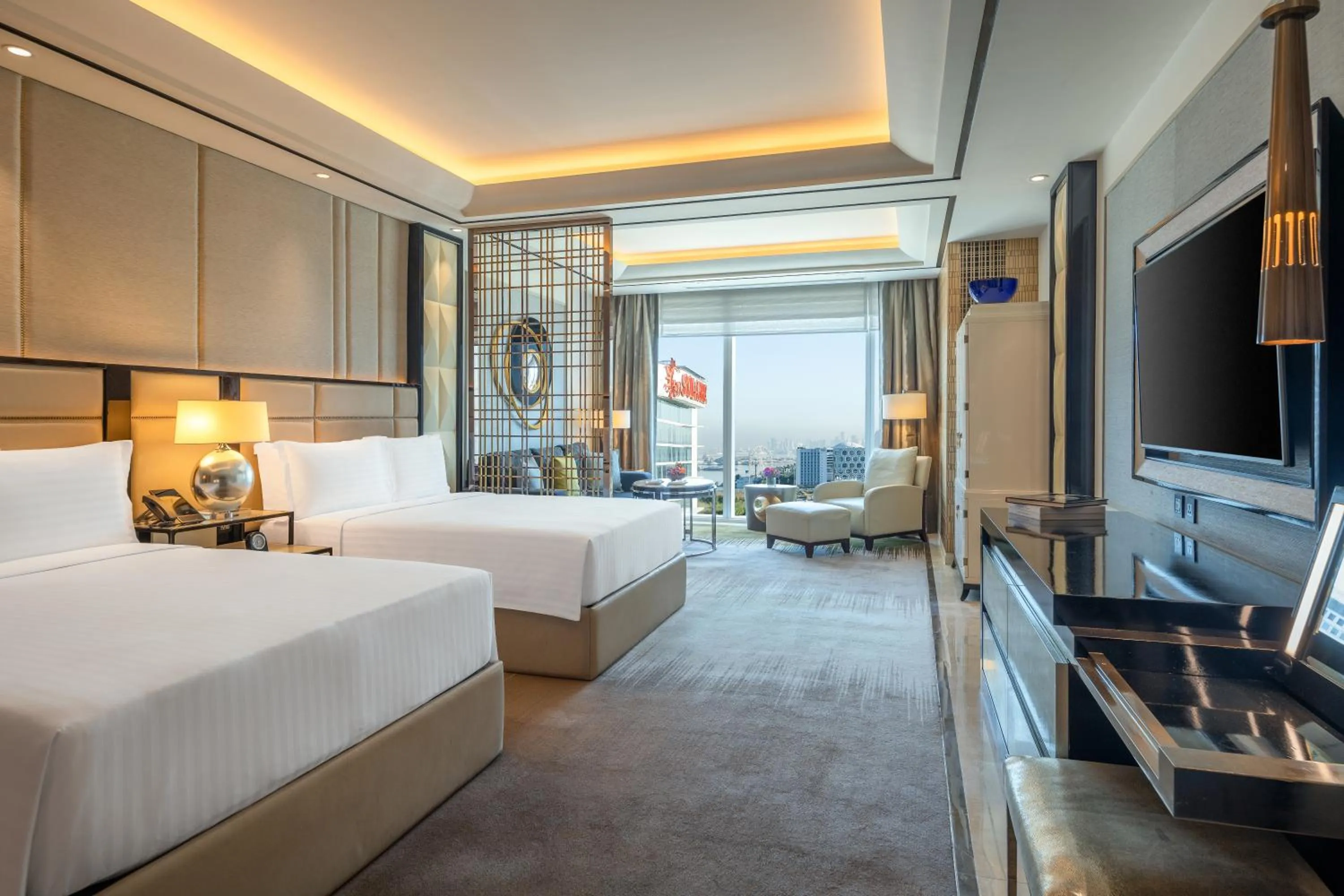 Bed in Solaire Resort Entertainment City