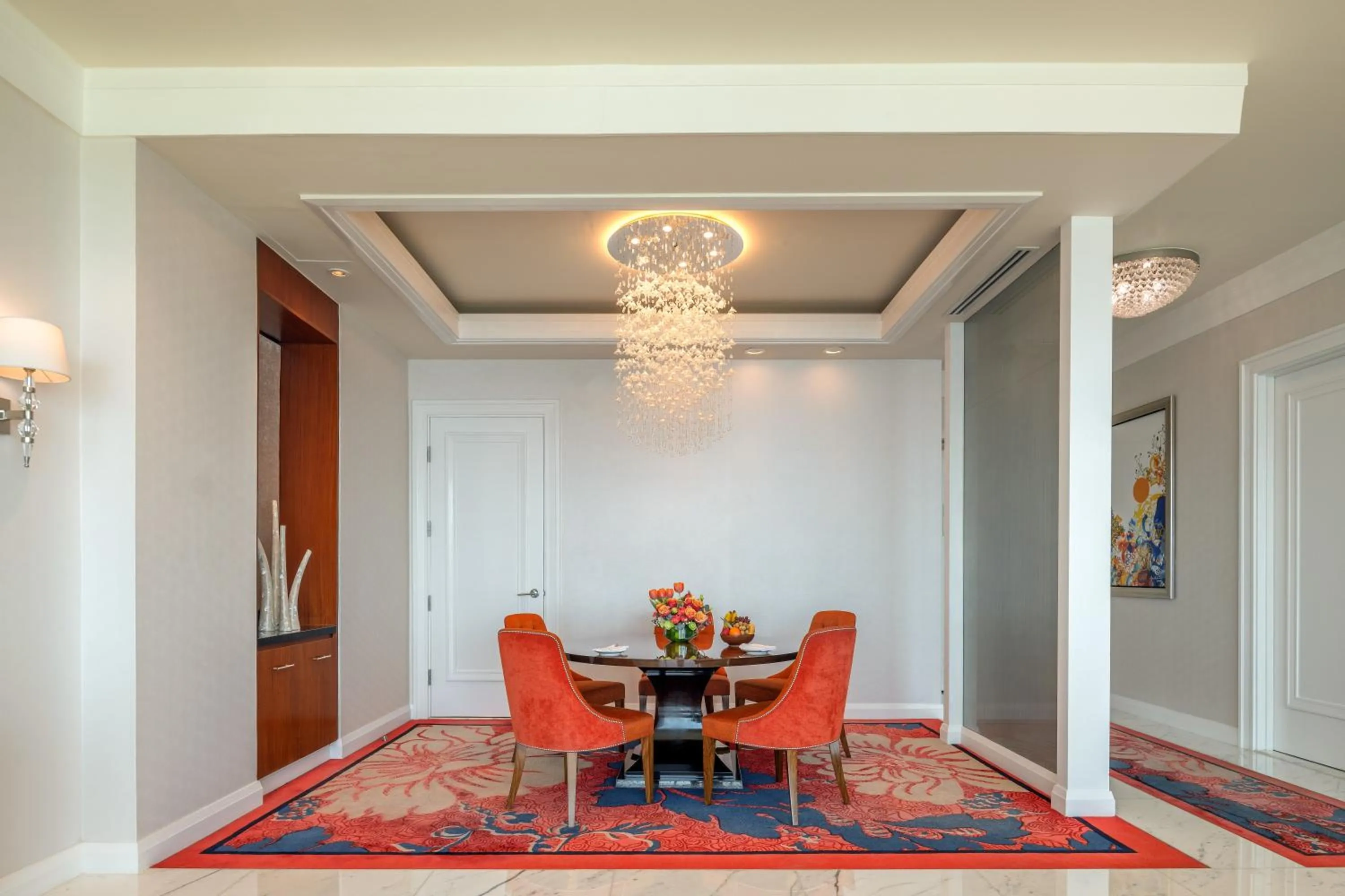 Dining area in Solaire Resort Entertainment City