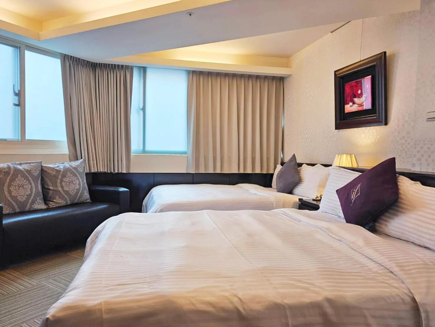 Bed in 意芙旅店 Ifinn Hotel