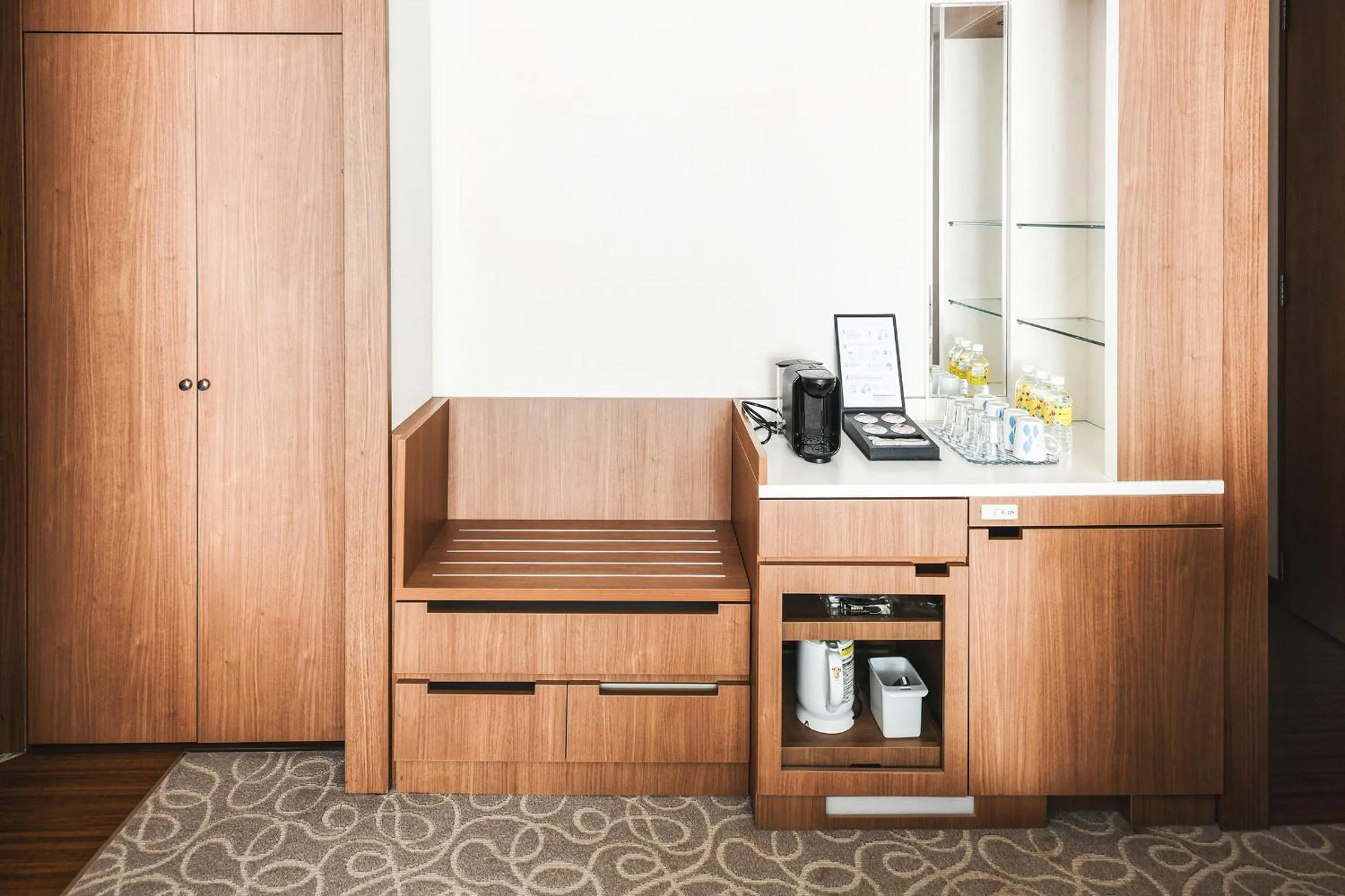 Coffee/tea facilities in Vessel Hotel Campana Okinawa