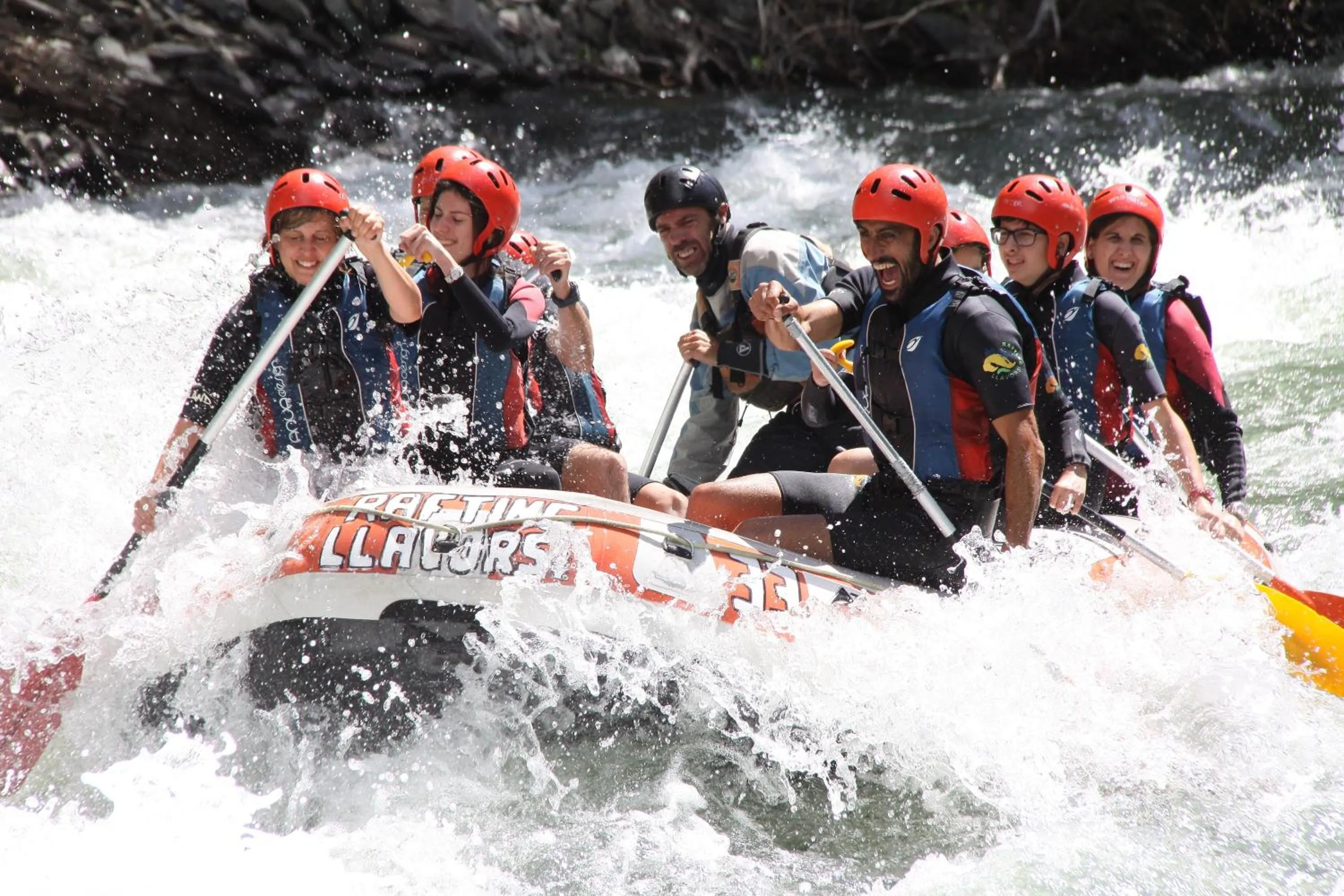 People in Aiguestortes Camping Resort