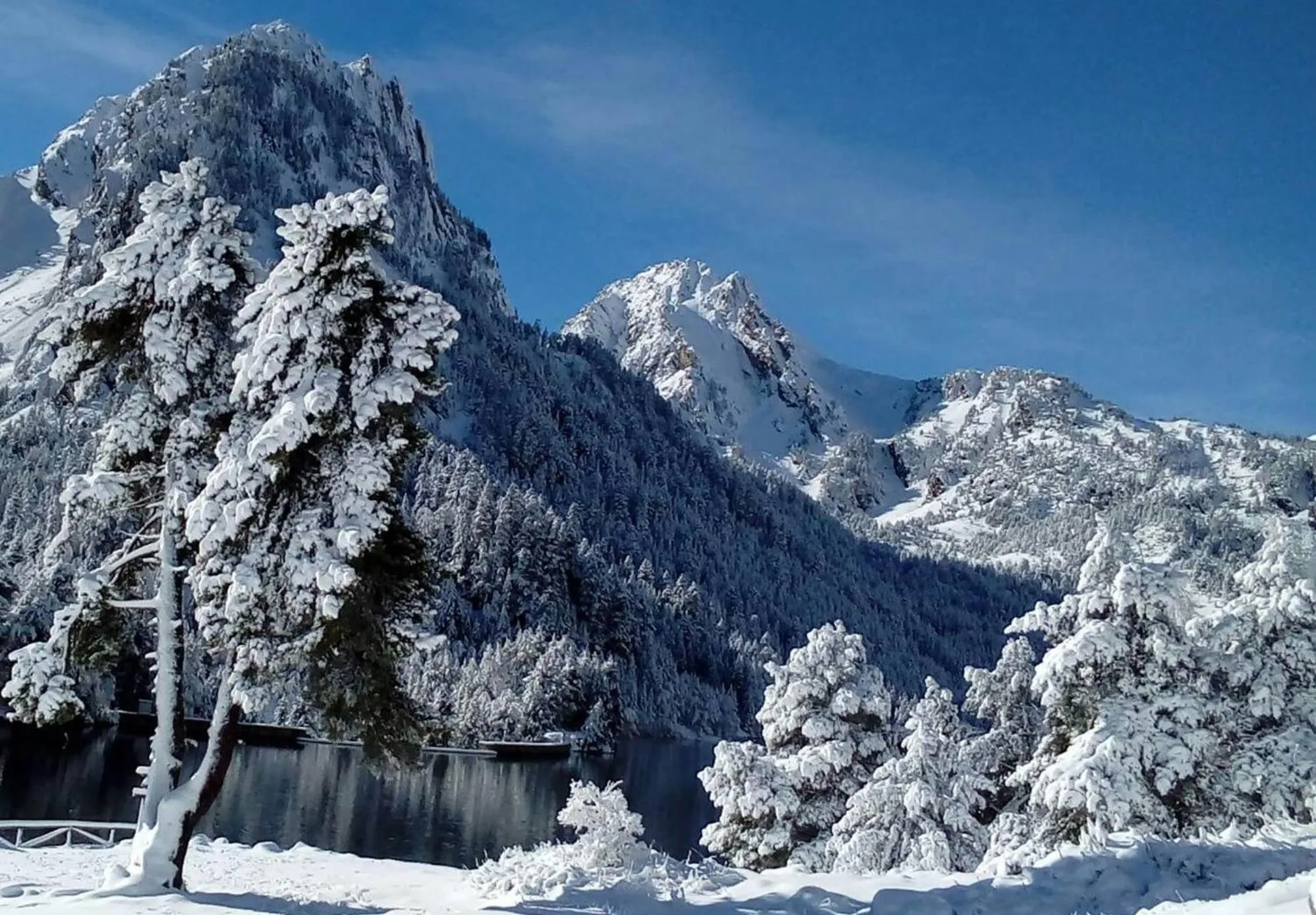 Natural landscape in Aiguestortes Camping Resort