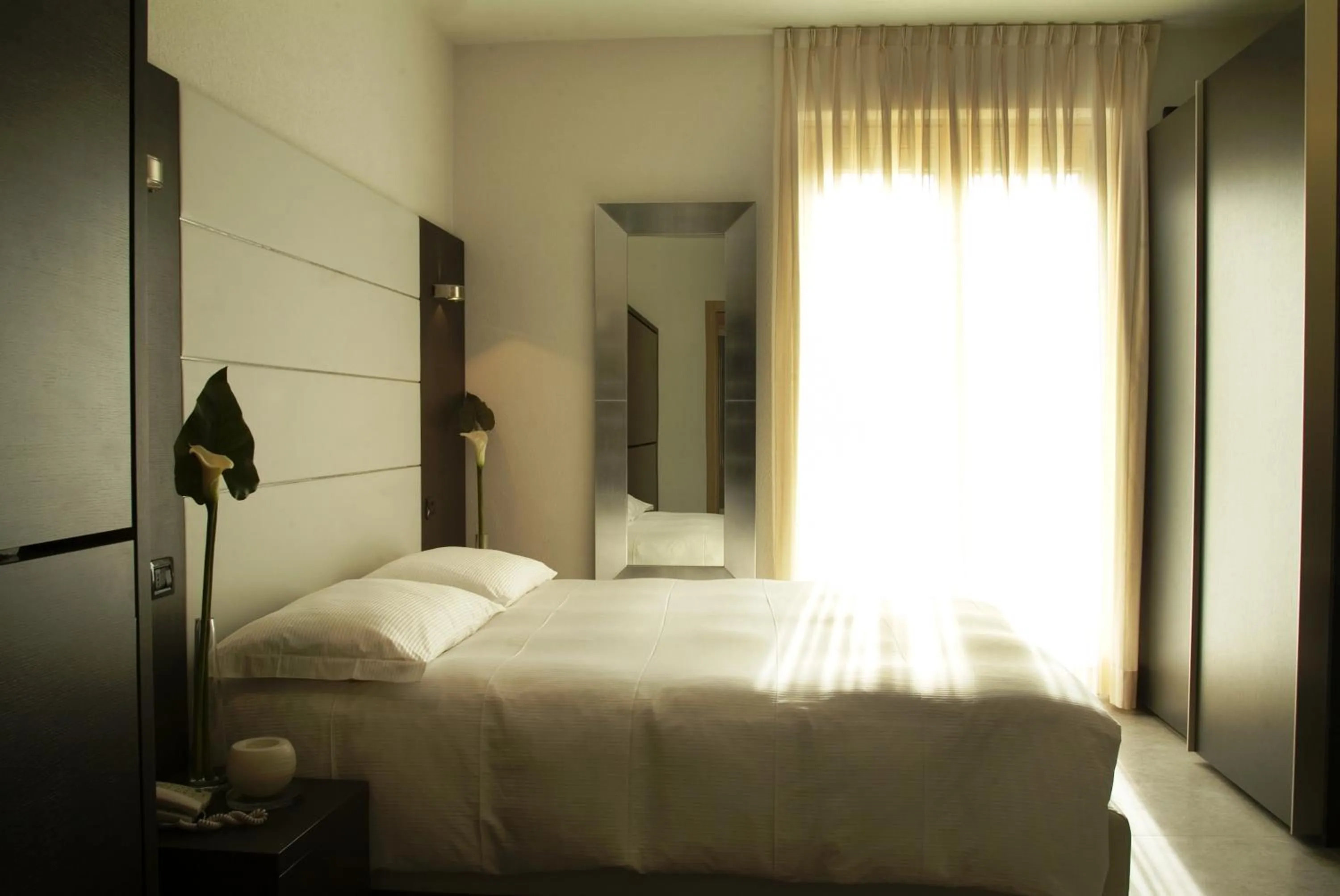 Bed in Hotel San Lorenzo Chiavenna