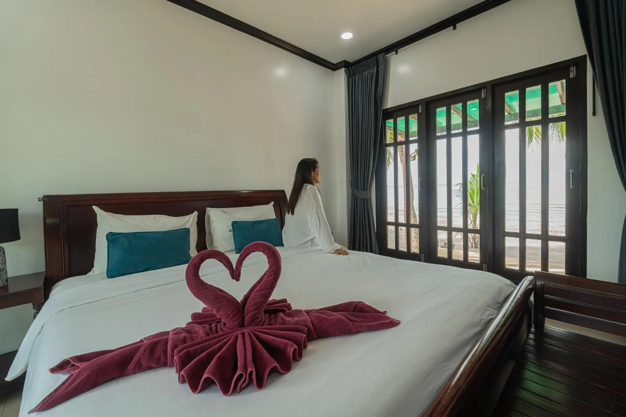 Bed in Baan Faa Talaychan Resort