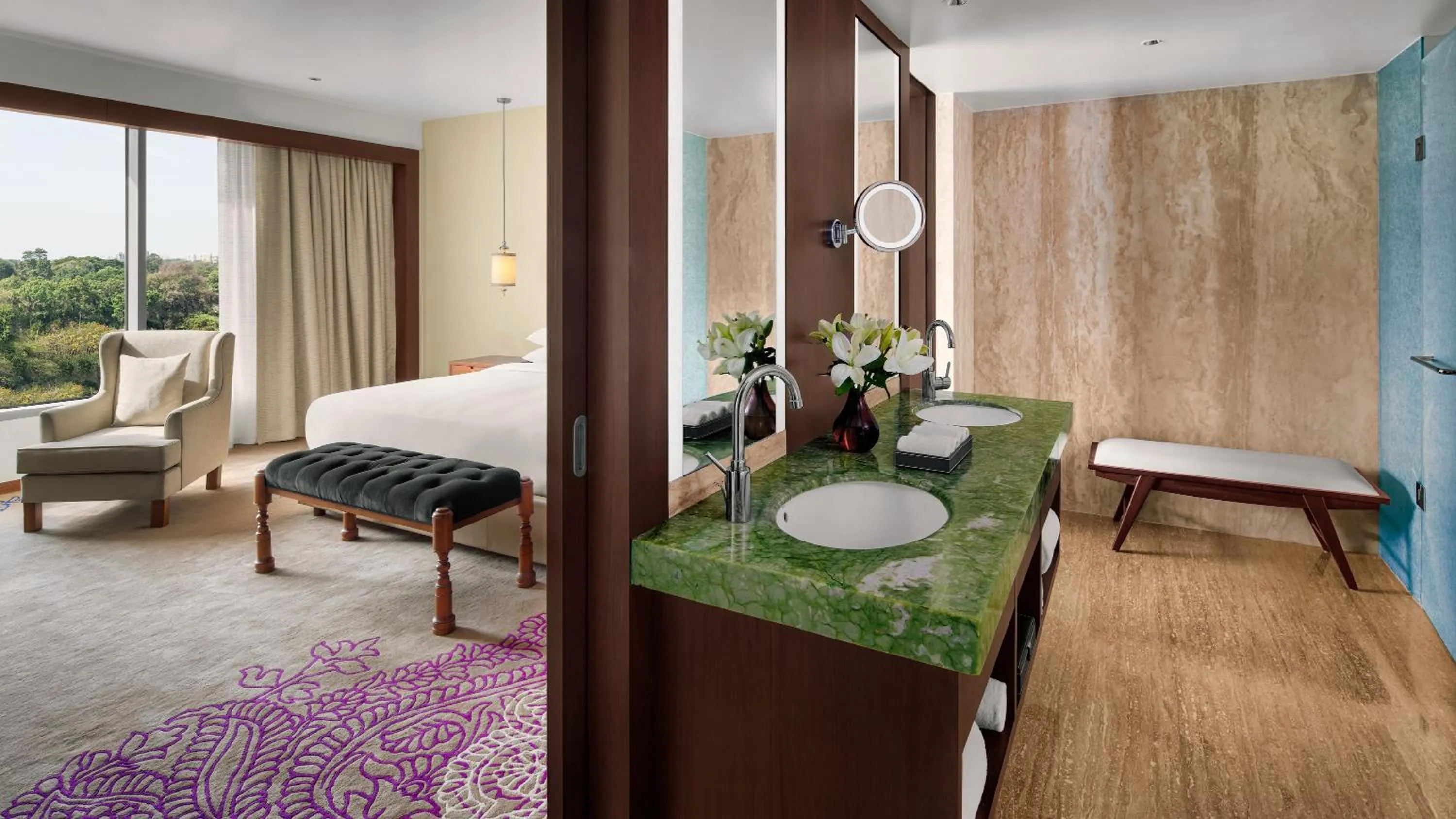 Bed in Park Hyatt Chennai