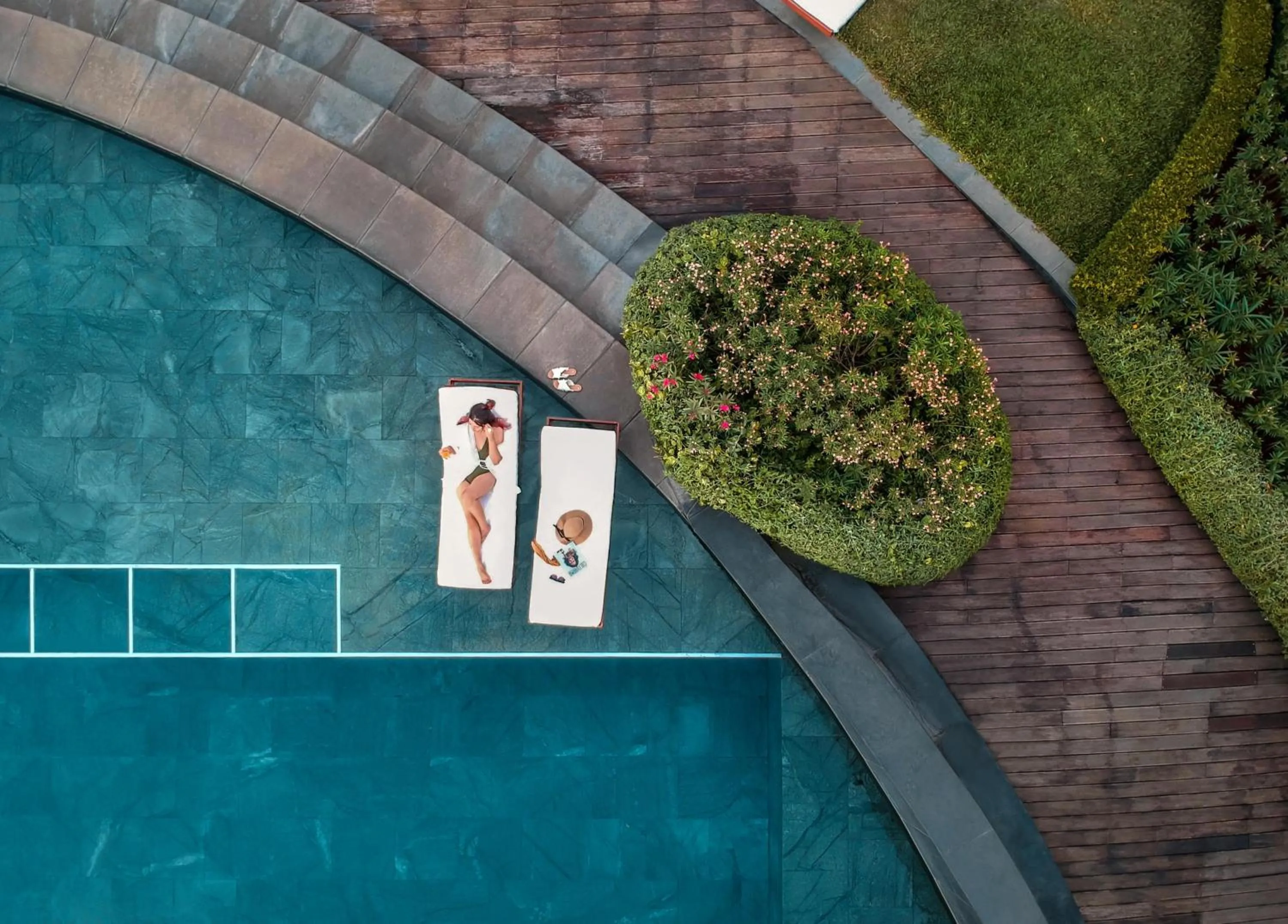 Pool view in Park Hyatt Chennai