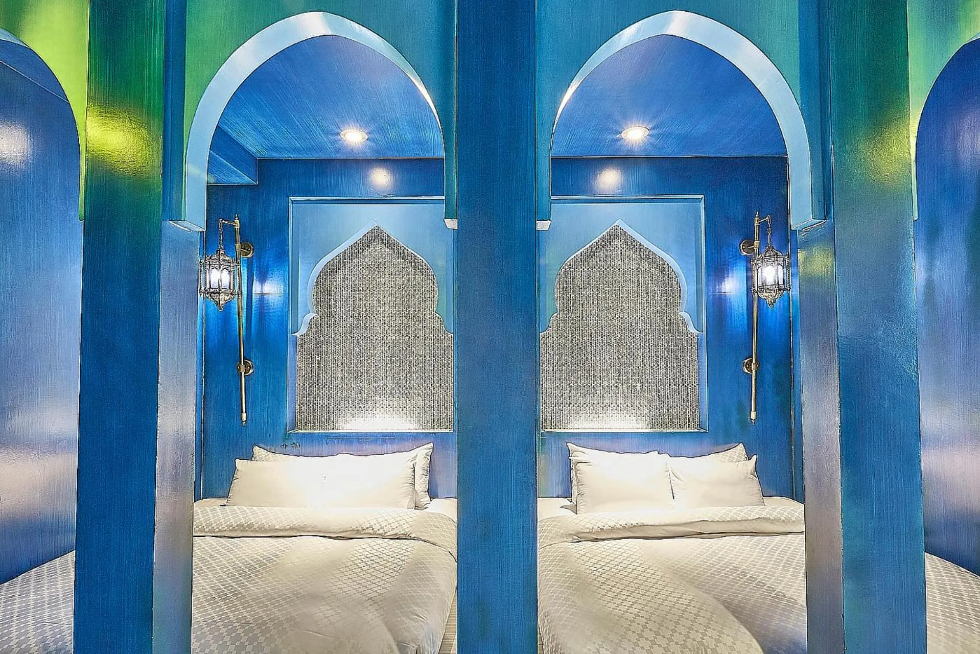 Bed in Kenting Amanda Hotel