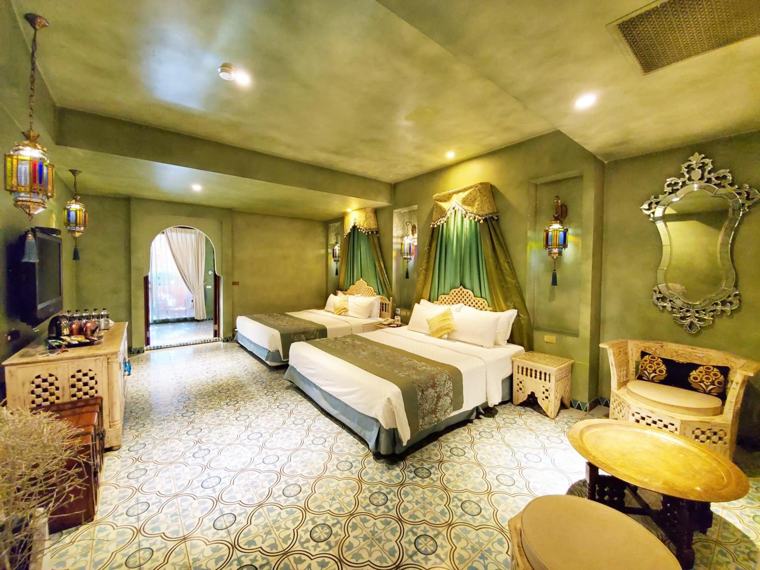 Bed in Kenting Amanda Hotel