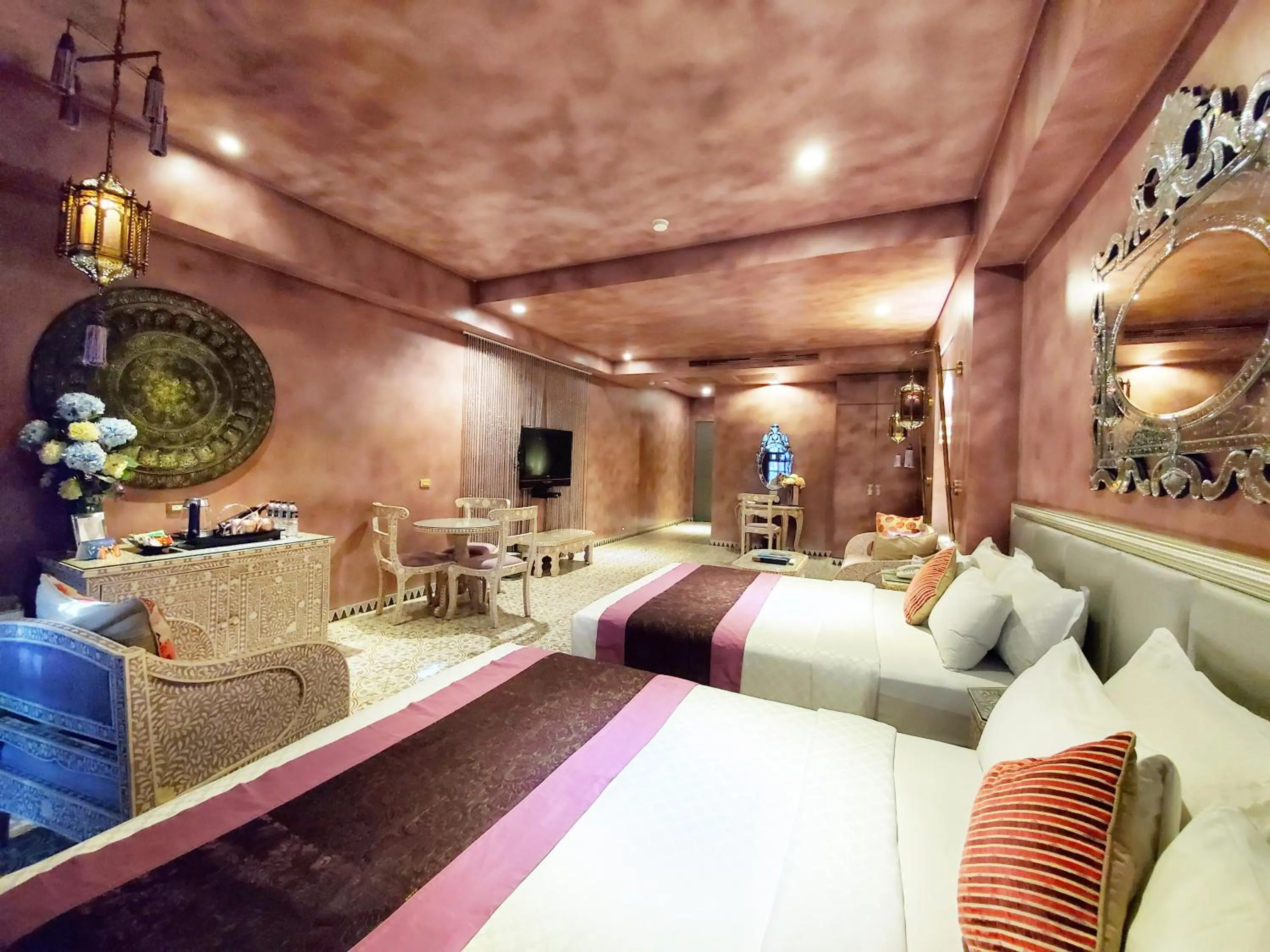 Bed in Kenting Amanda Hotel