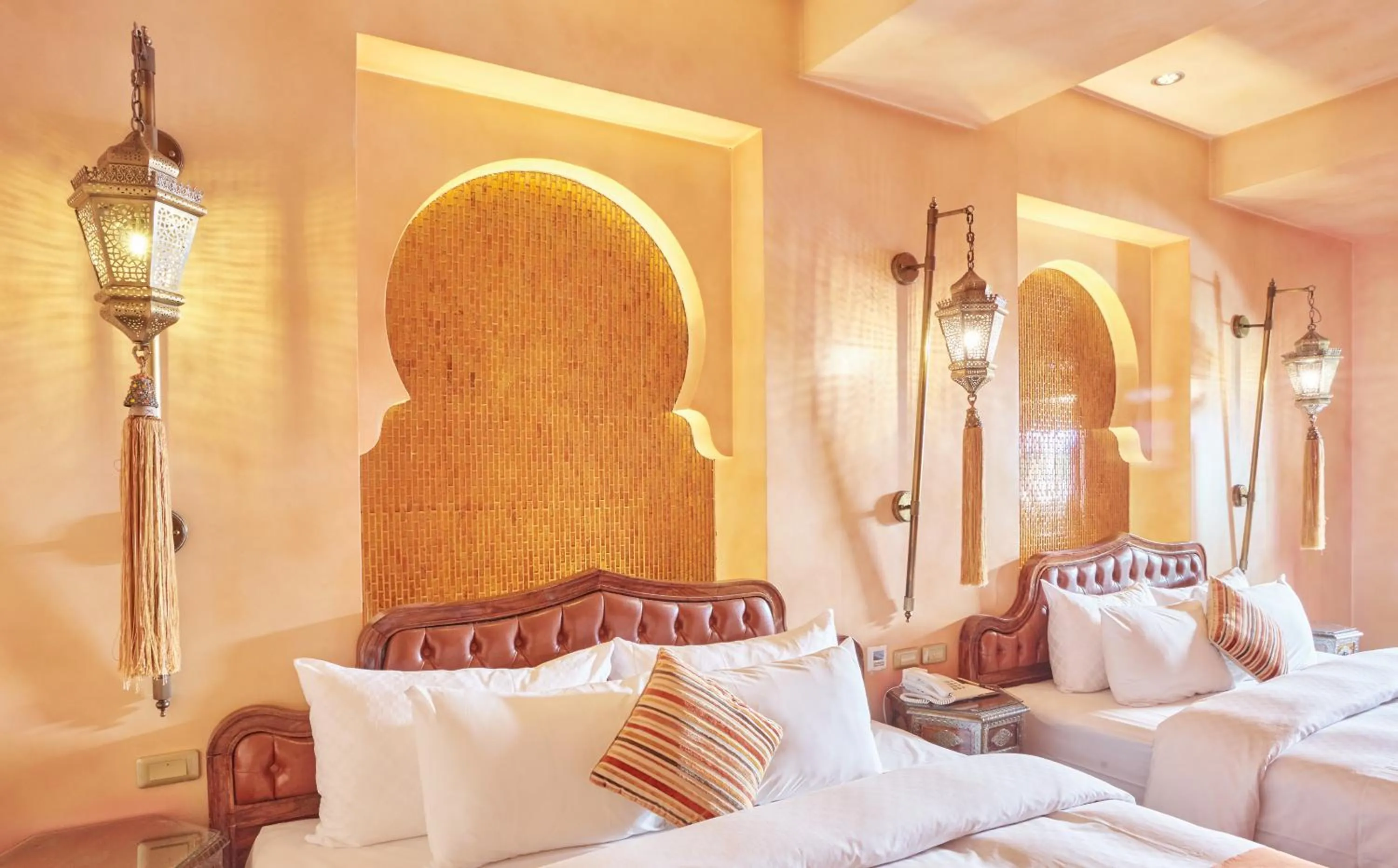 Bed in Kenting Amanda Hotel