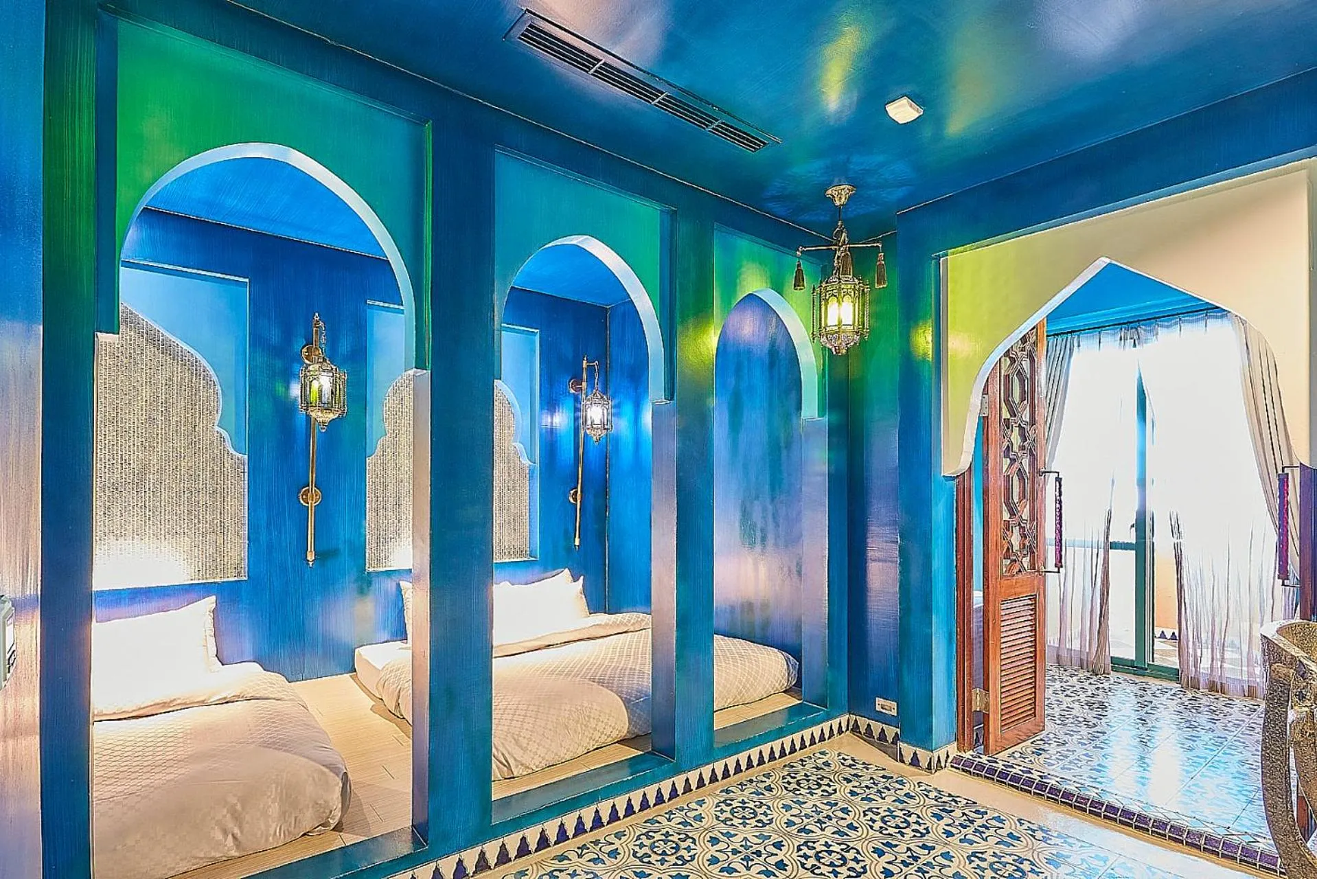 Bed in Kenting Amanda Hotel