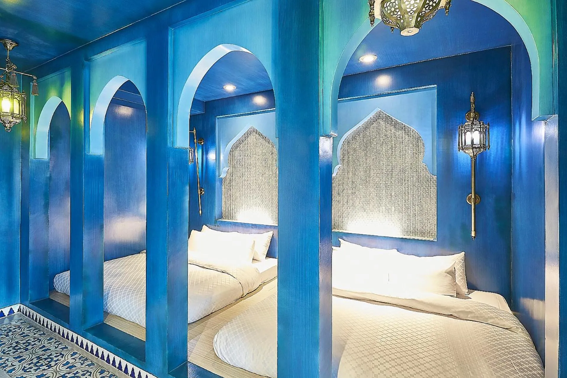 Bed in Kenting Amanda Hotel