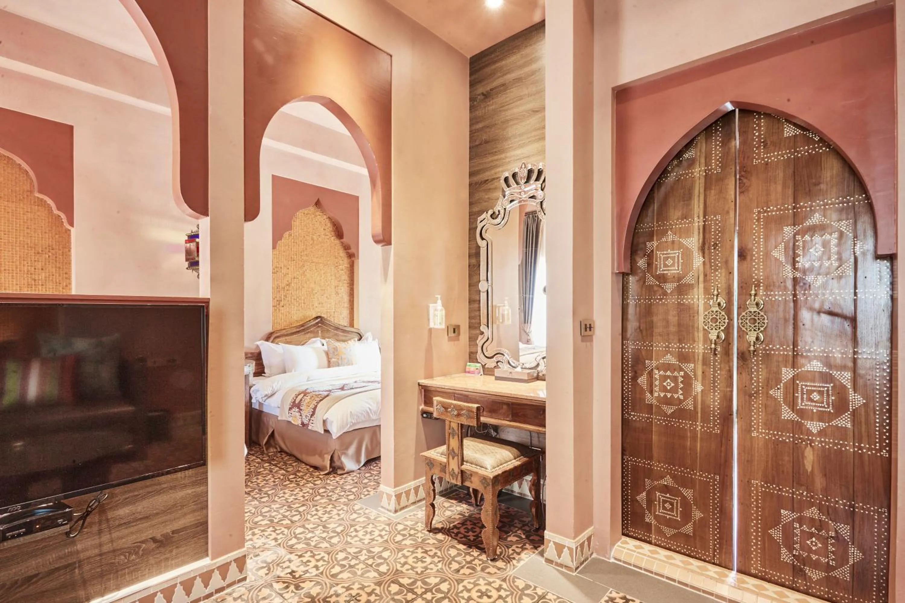 Bed in Kenting Amanda Hotel