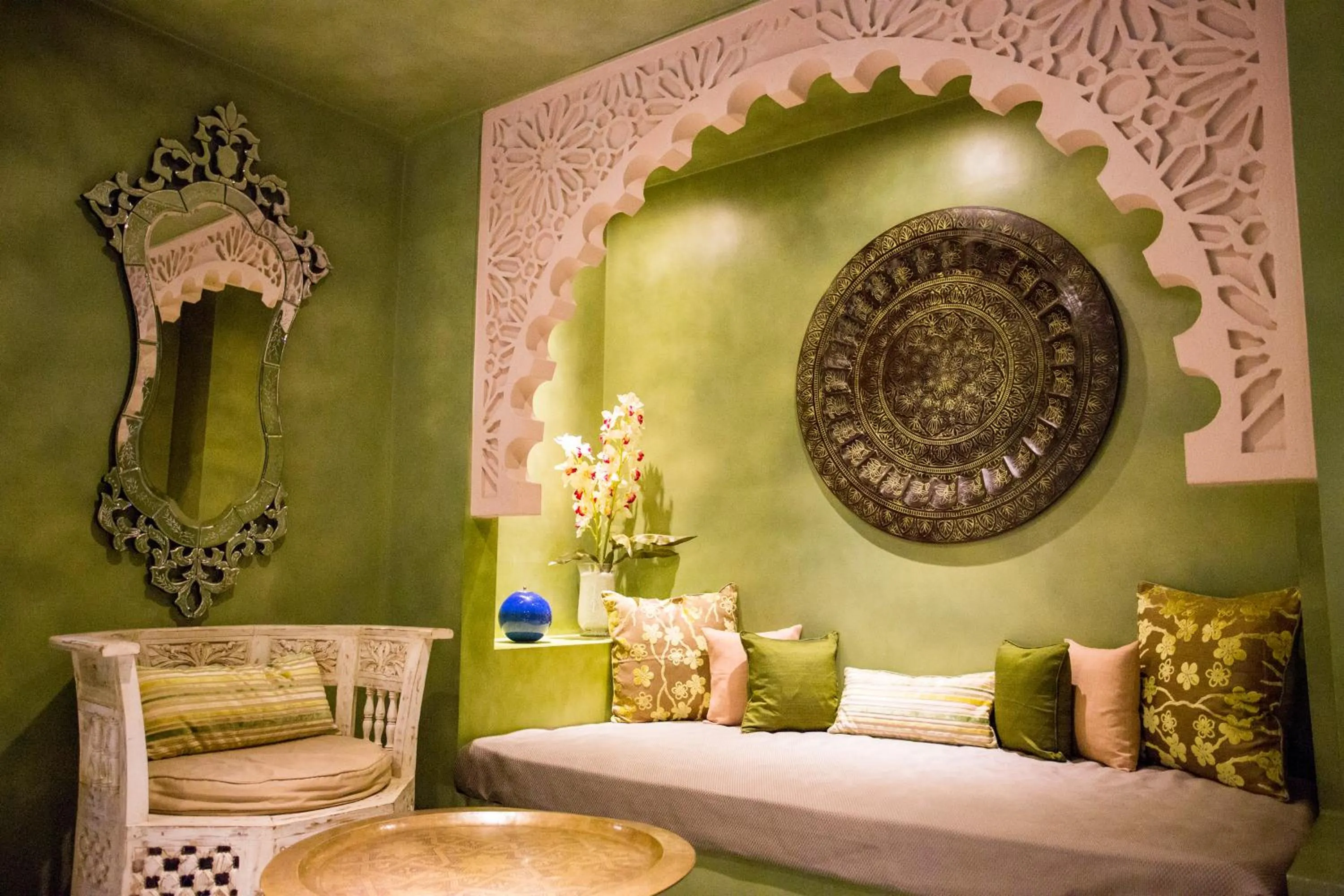 Seating area, Bed in Kenting Amanda Hotel