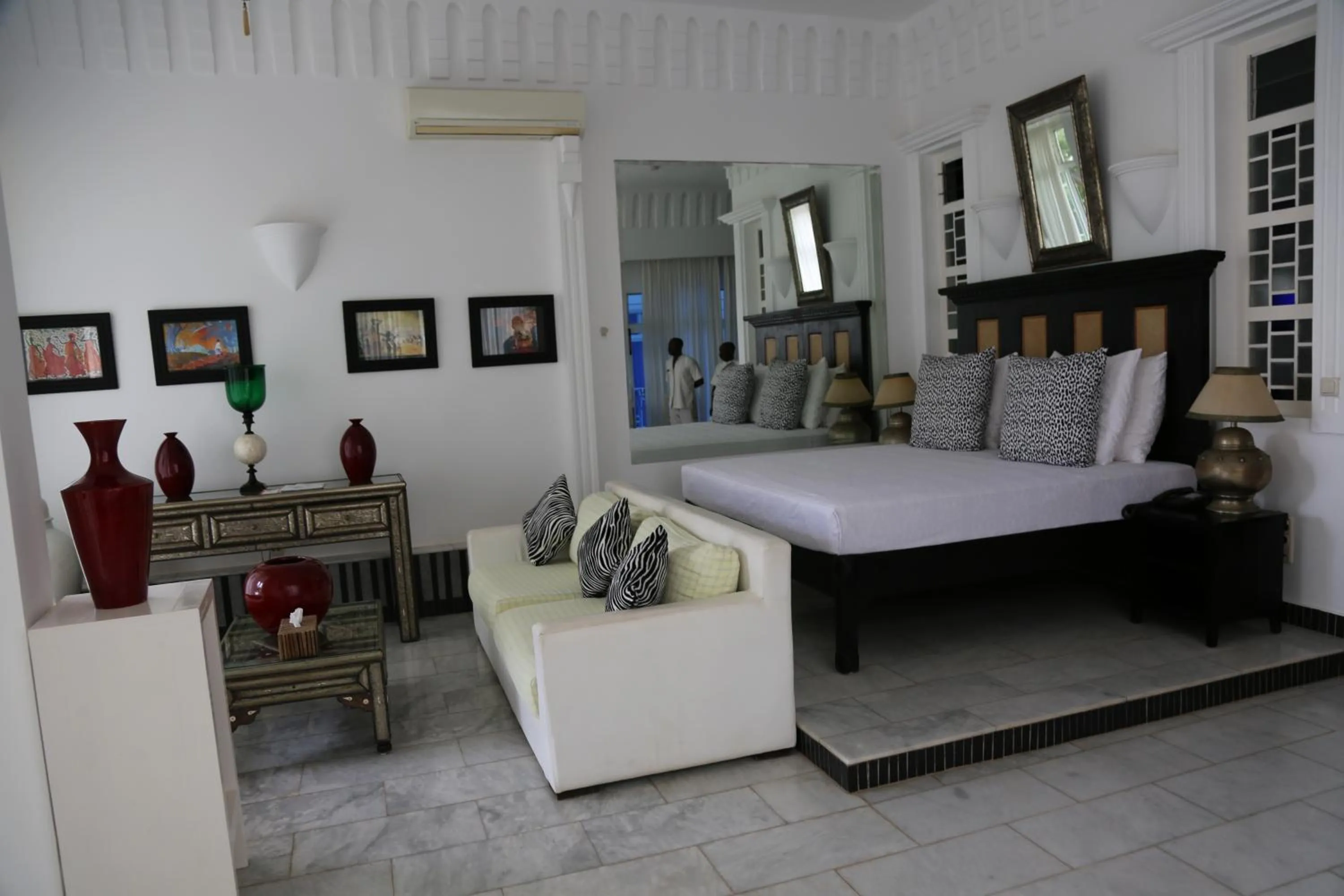 Bed in Coco Ocean Resort & Spa