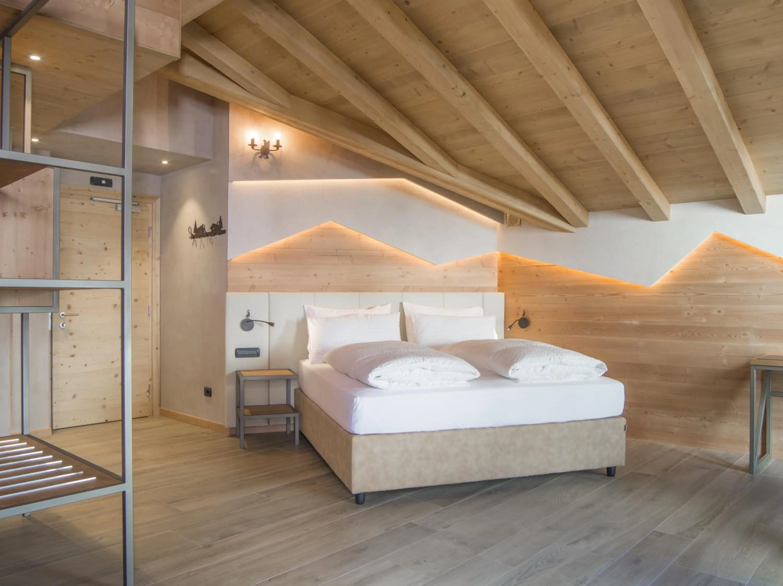 Bed in Hotel Amerikan