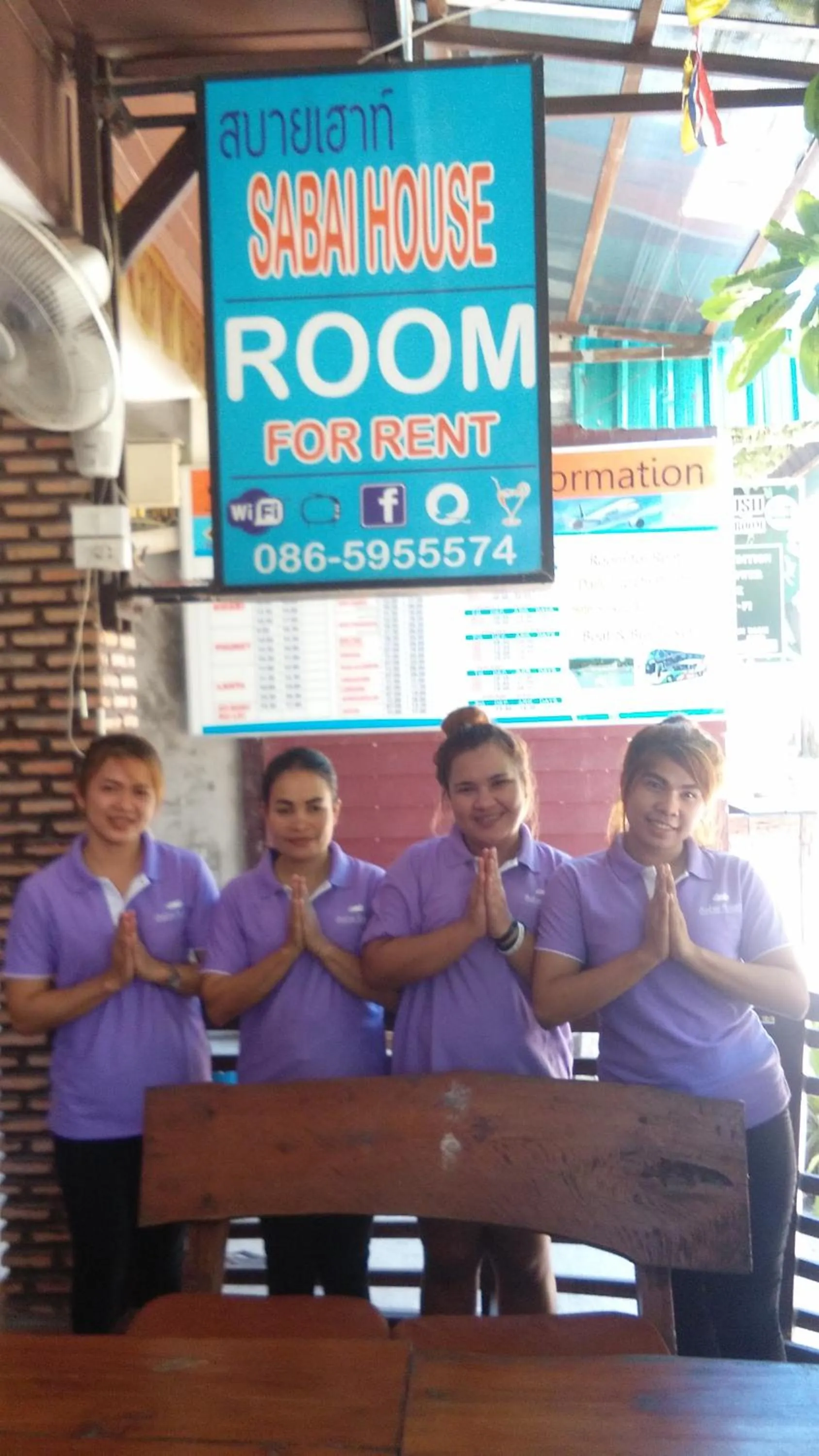 Staff in Sabai House
