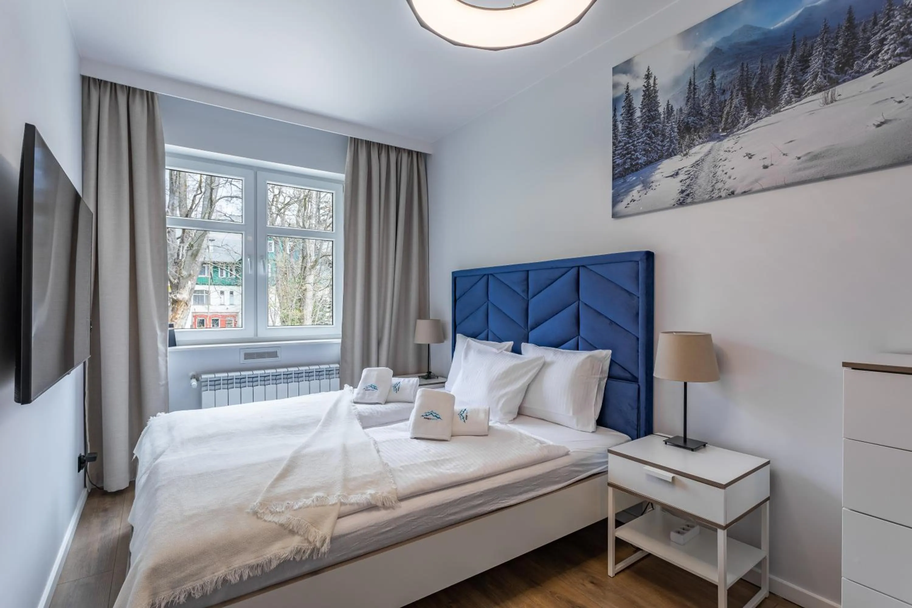 Bedroom, Bed in Apart-Invest Apartament Latte