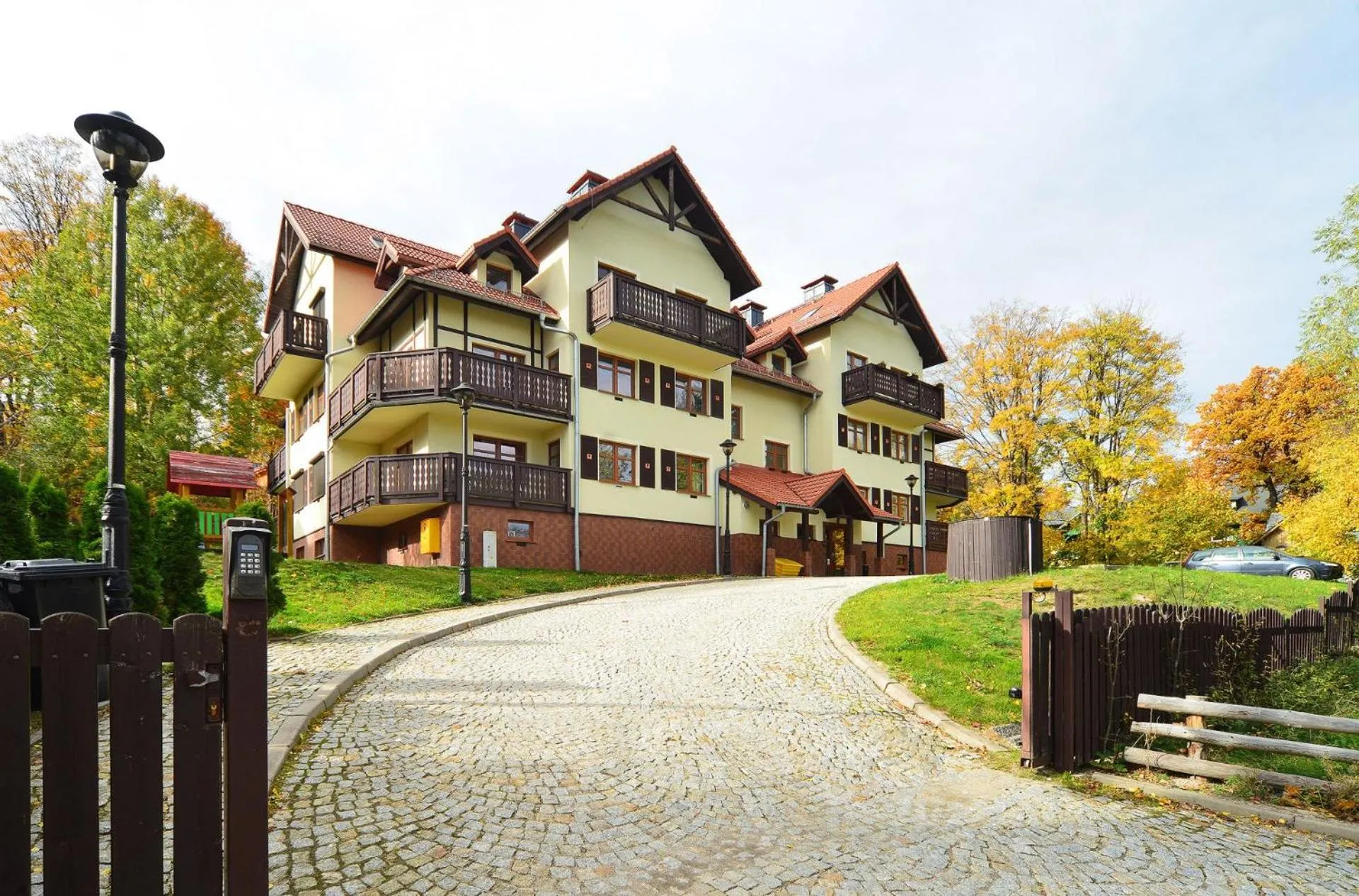 Property building in Apart-Invest Apartament Latte