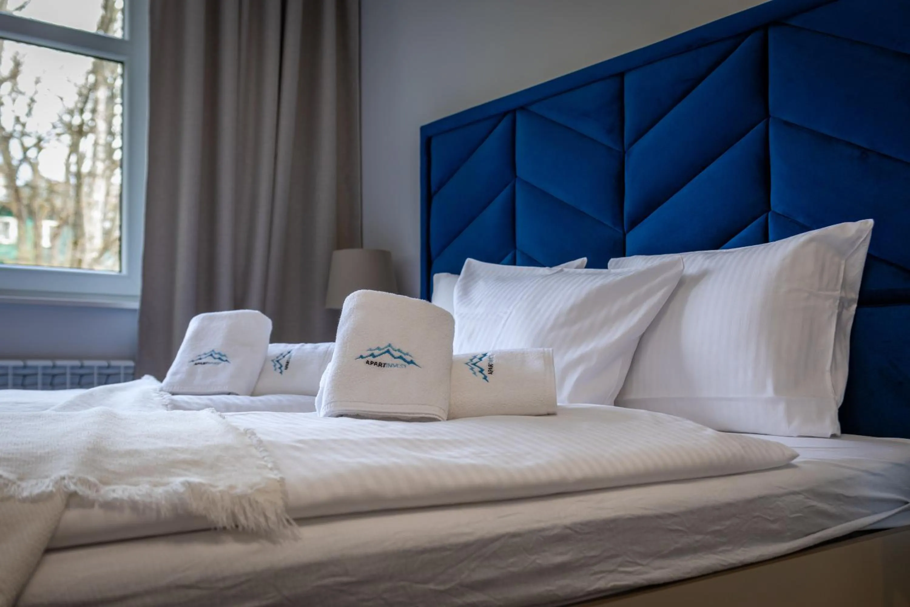 Bed in Apart-Invest Apartament Latte