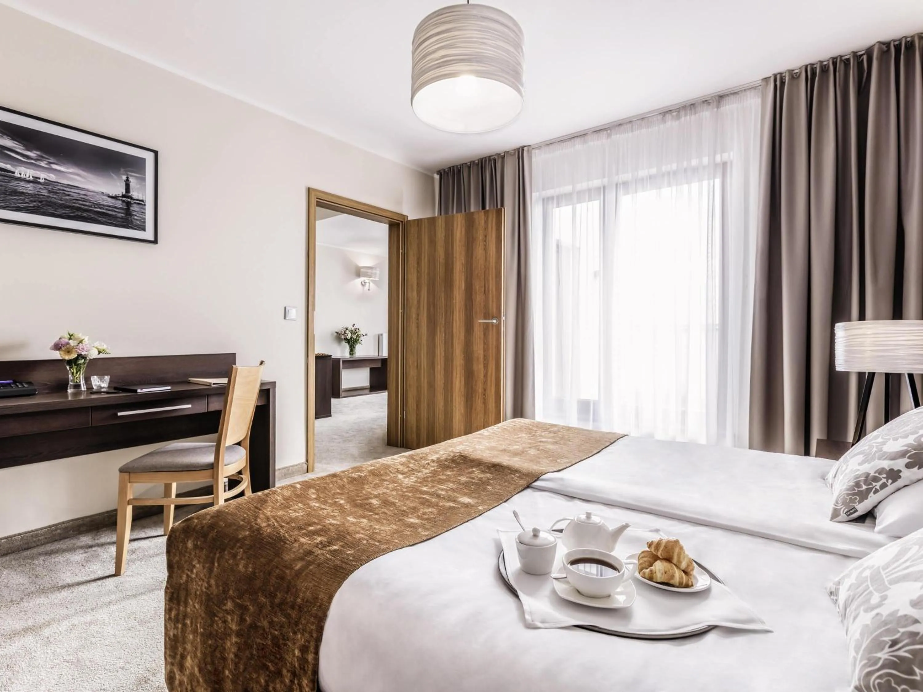 Bedroom, Bed in Mercure Wiazowna Brant