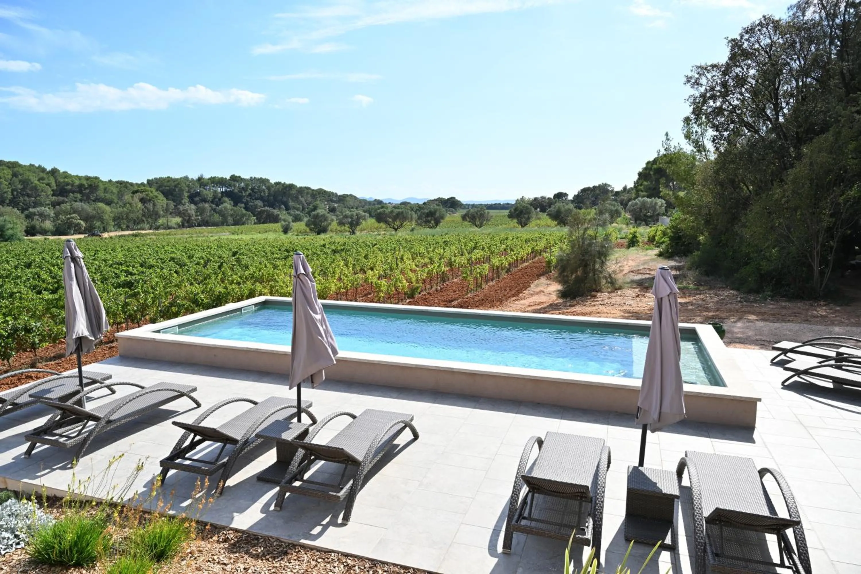 Pool view in Sous Les Pins gîtes et chambres d'hôtes
