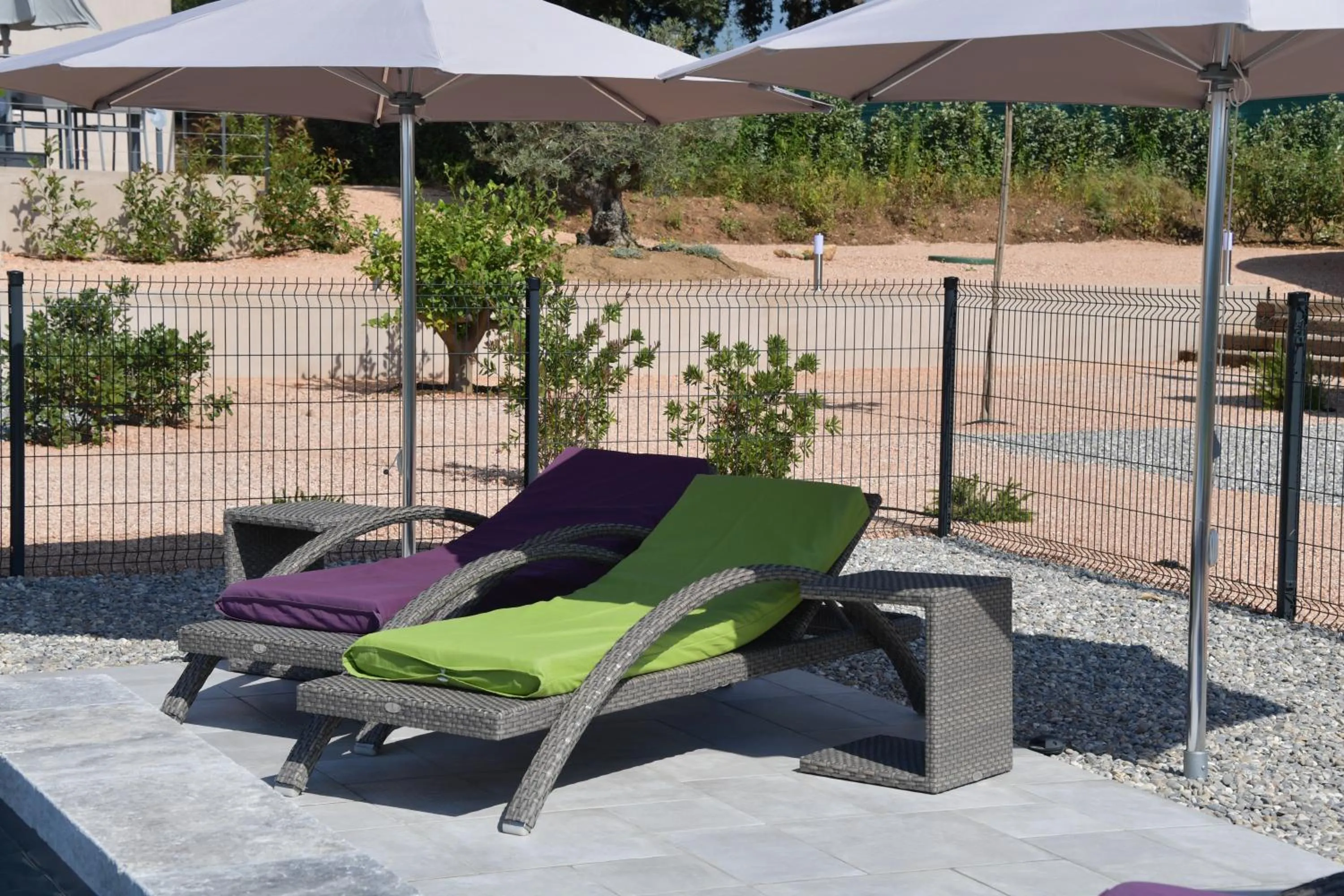 Pool view in Sous Les Pins gîtes et chambres d'hôtes