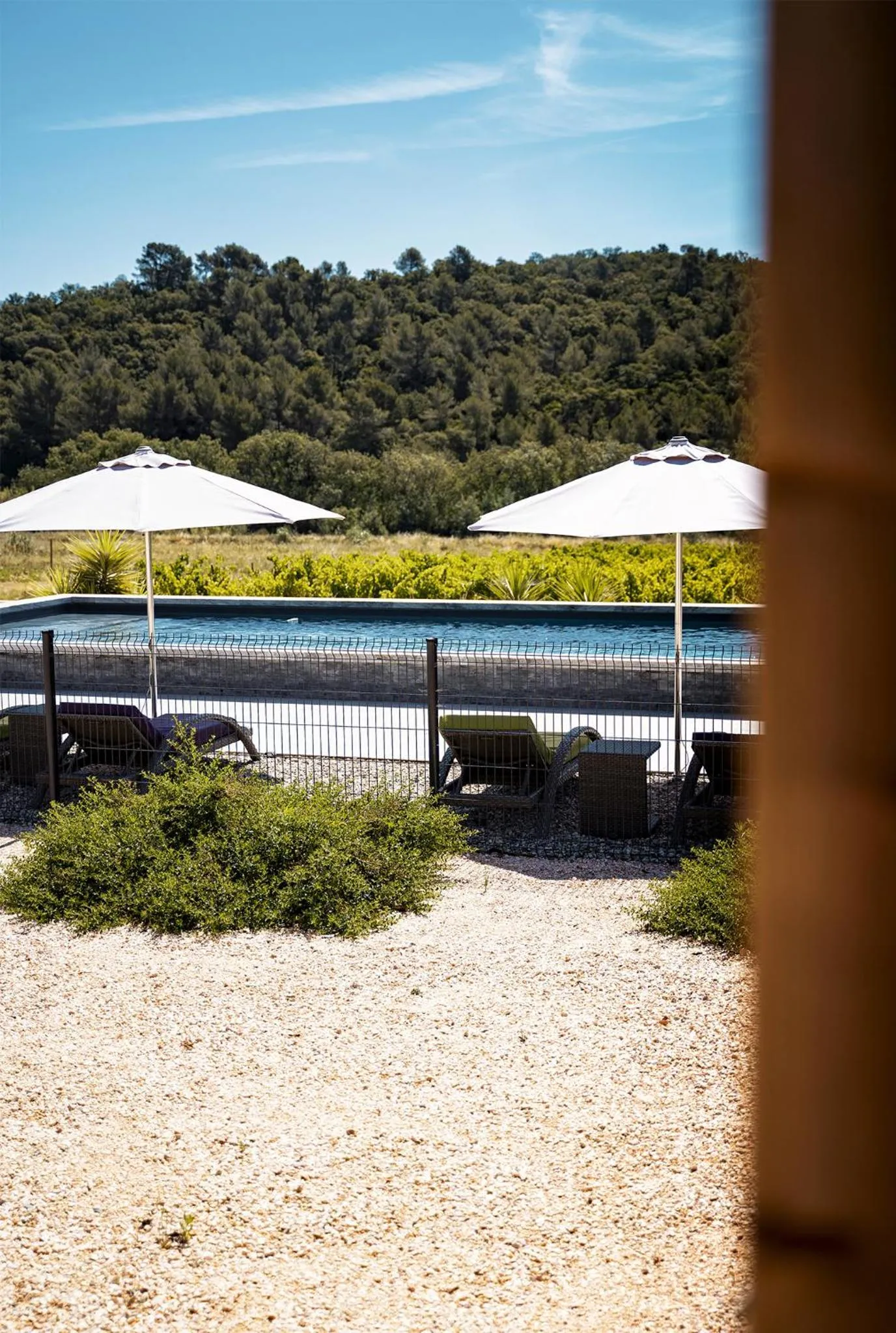 Swimming pool in Sous Les Pins gîtes et chambres d'hôtes