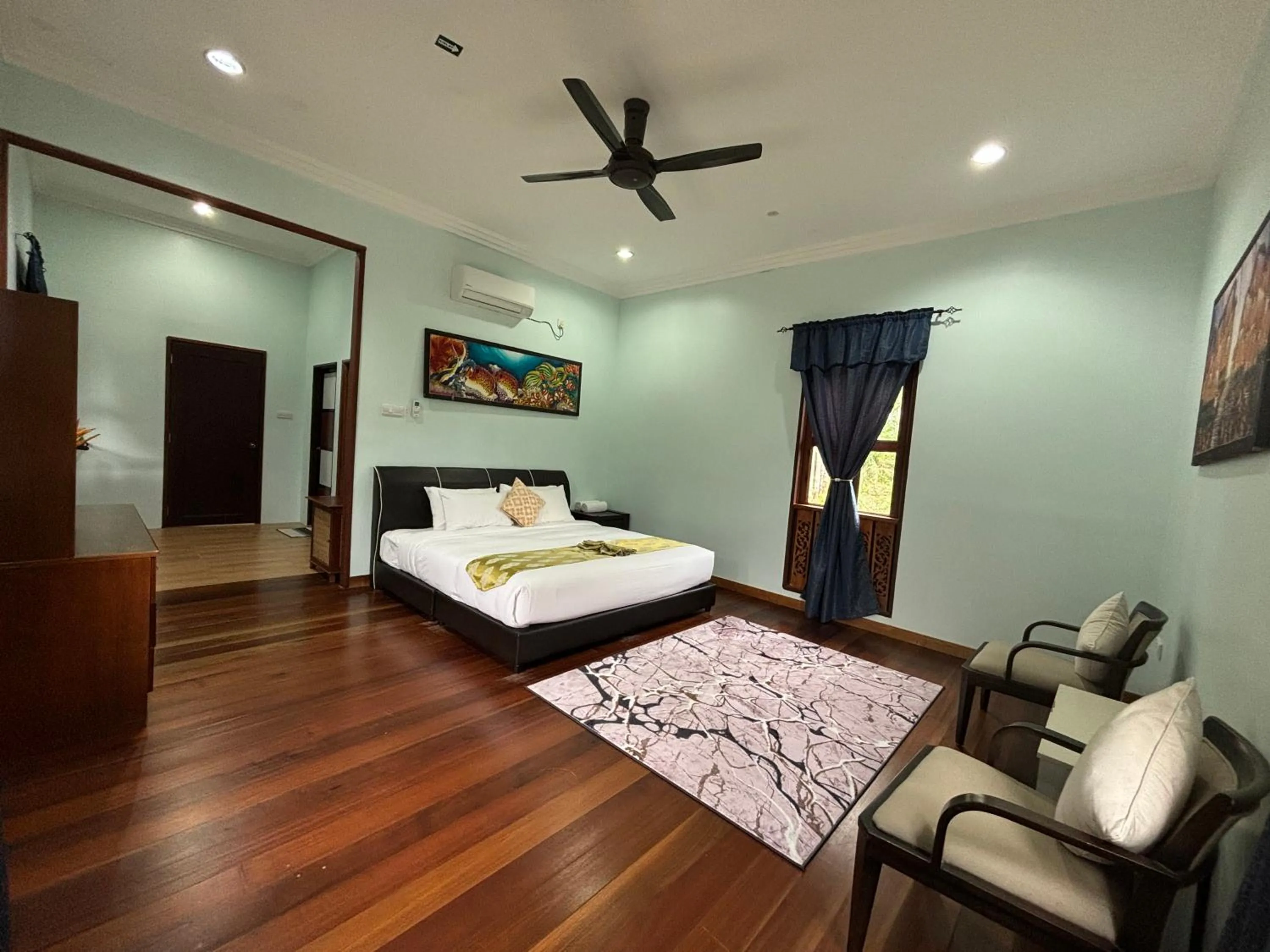 Bed in Padimas Villa @Datai Valley