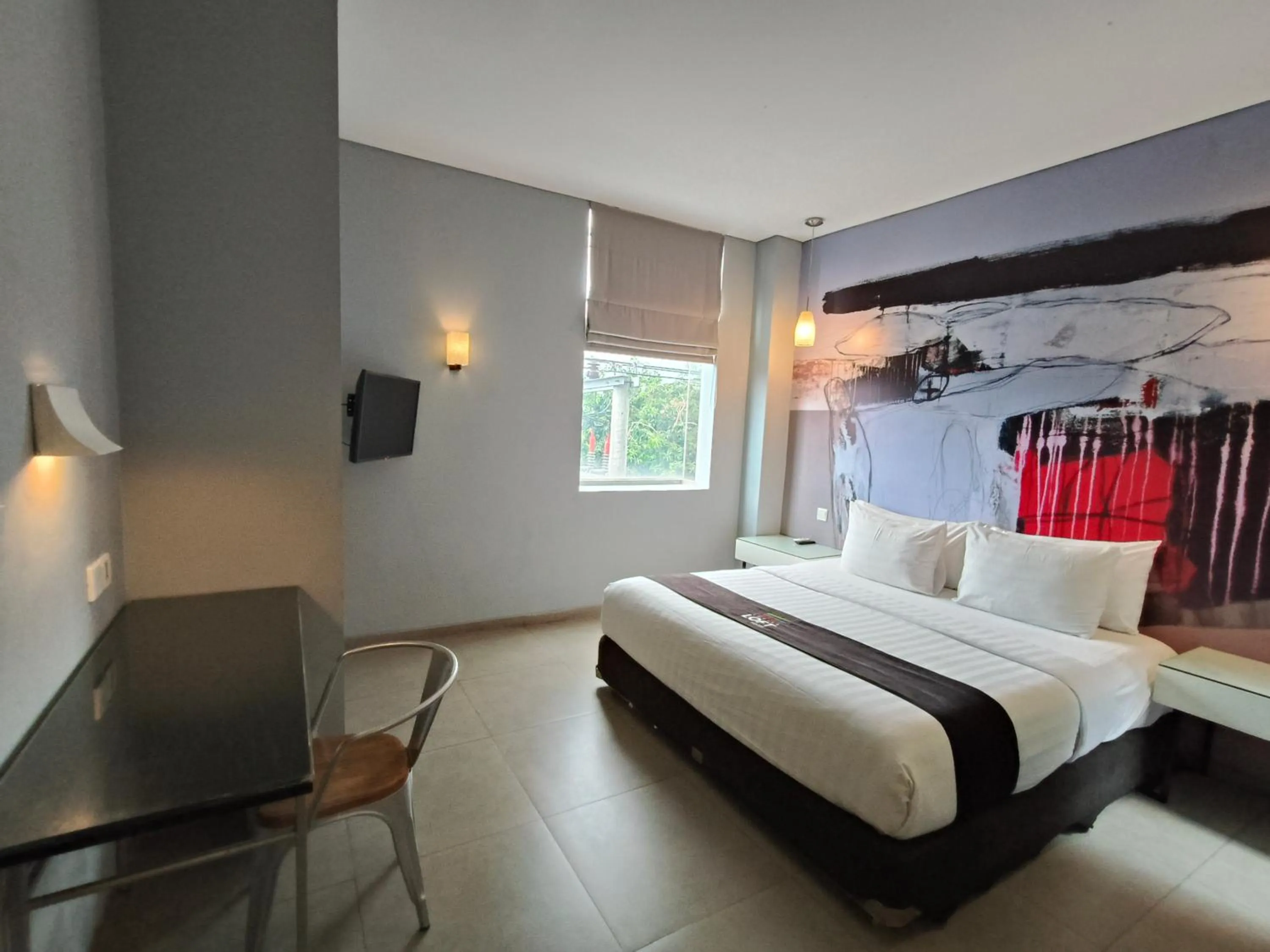 Bedroom, Bed in Loft Legian Hotel Bali