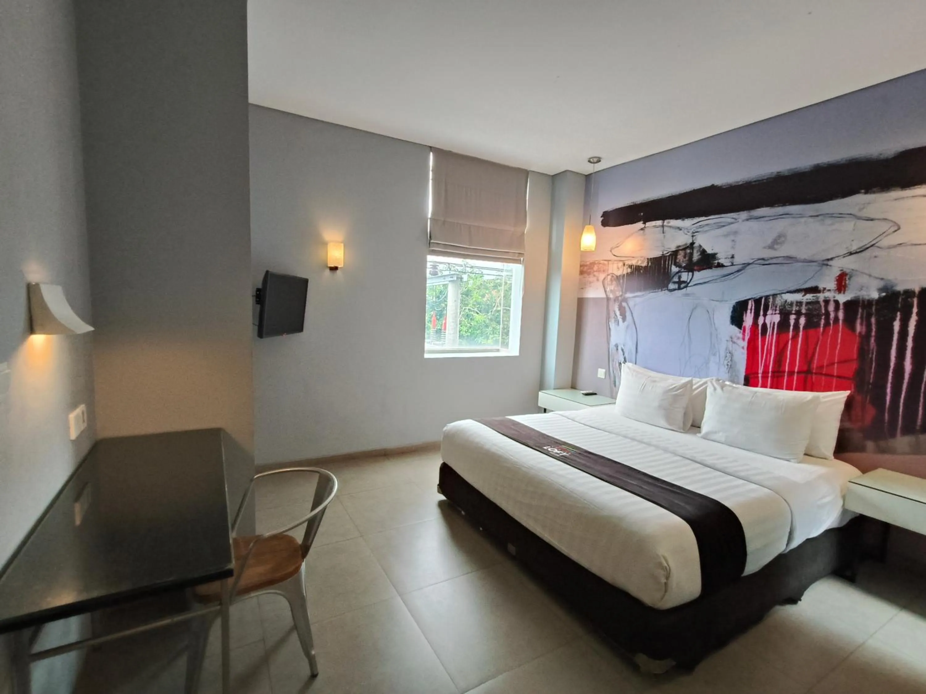 Bedroom, Bed in Loft Legian Hotel Bali