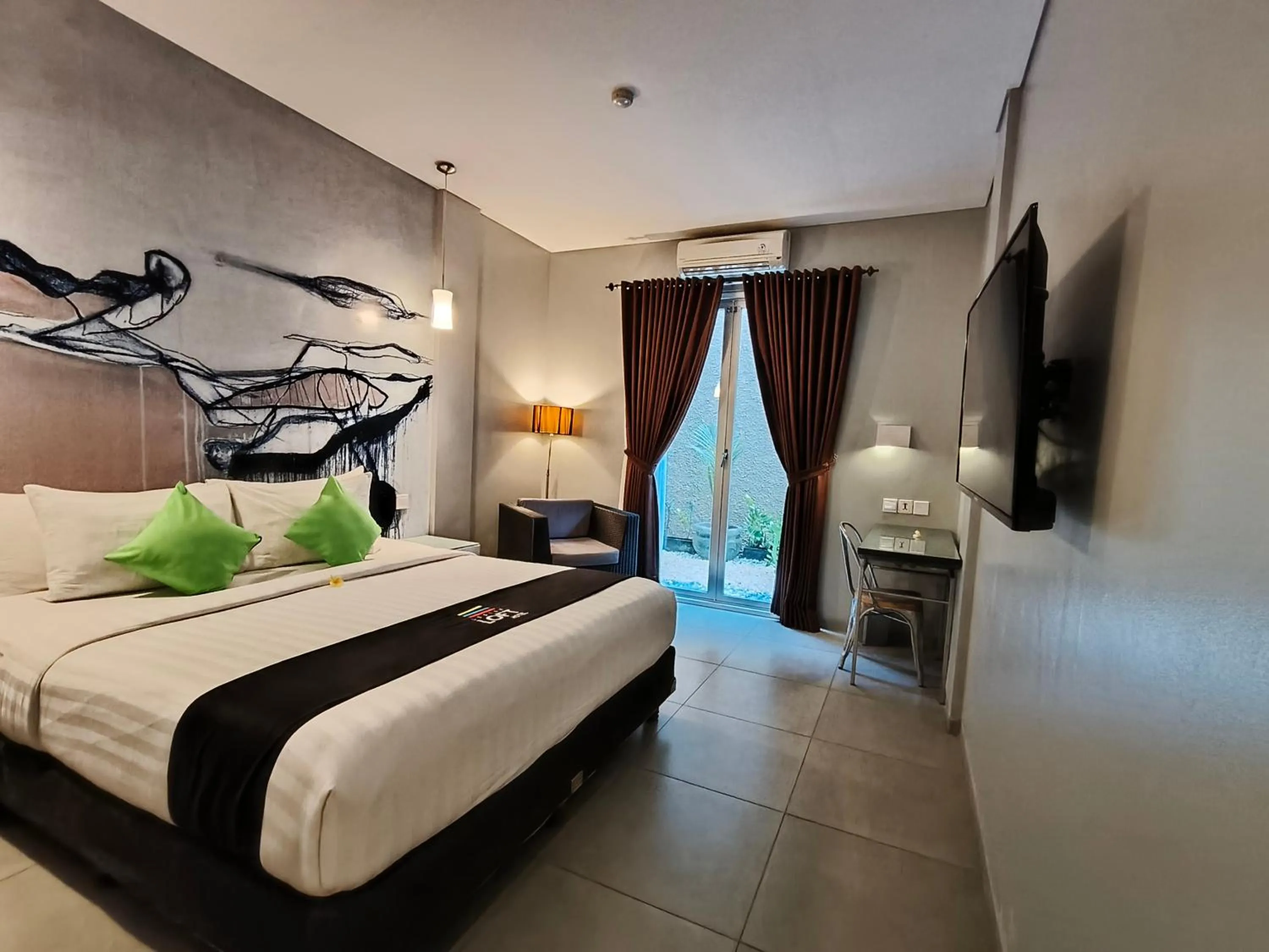 Bed in Loft Legian Hotel Bali