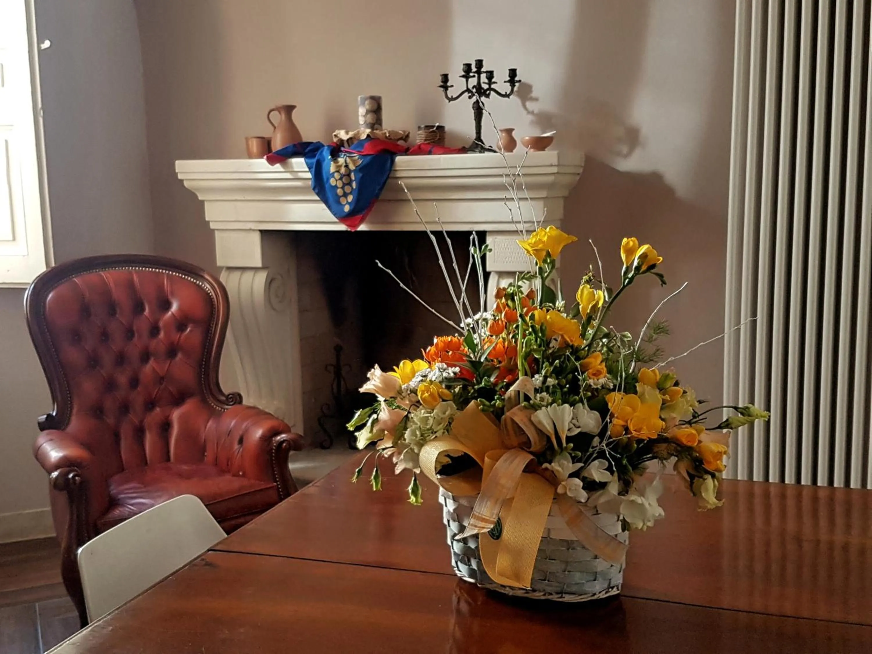 Living room in La Dimora del Falconiere - Luxury Suites