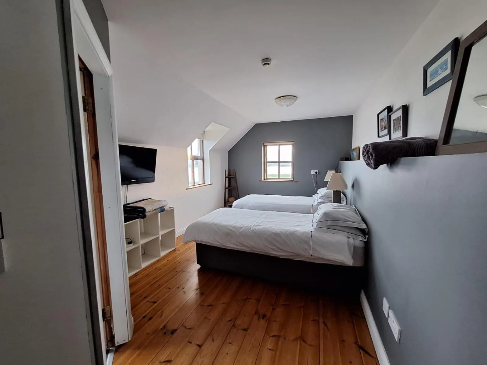 Bed in Heir Island House