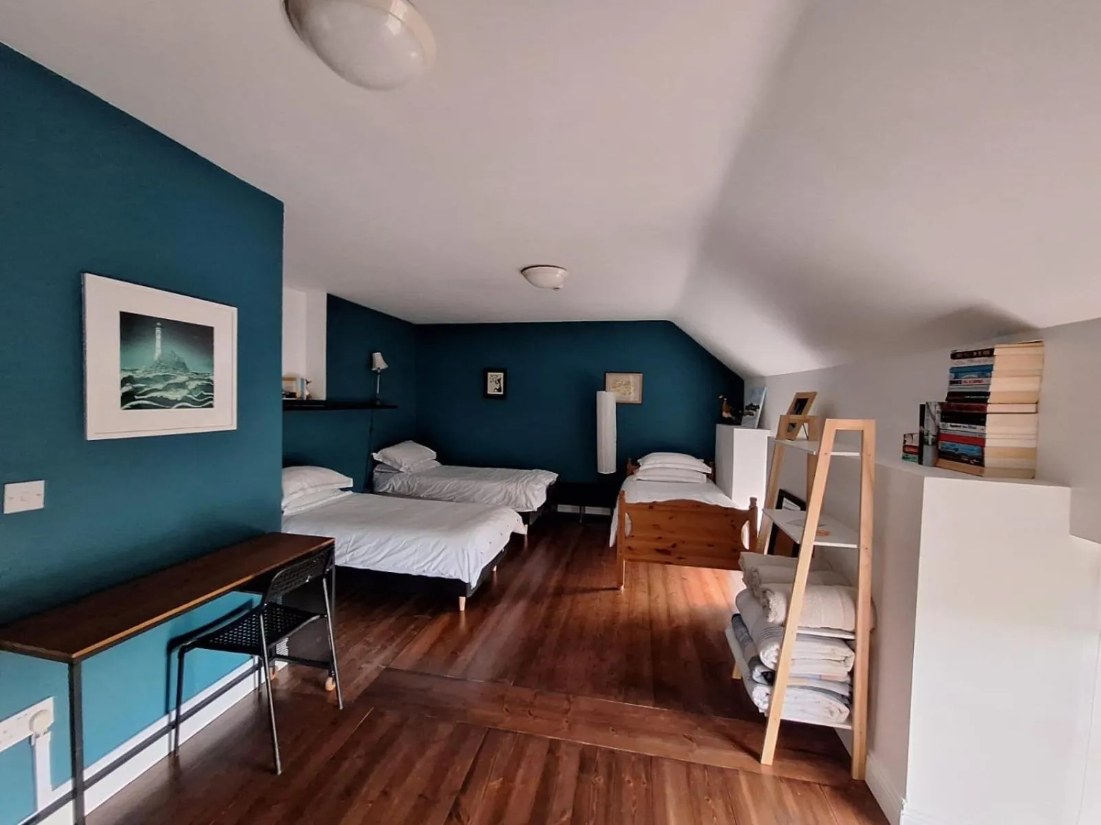 Bed in Heir Island House