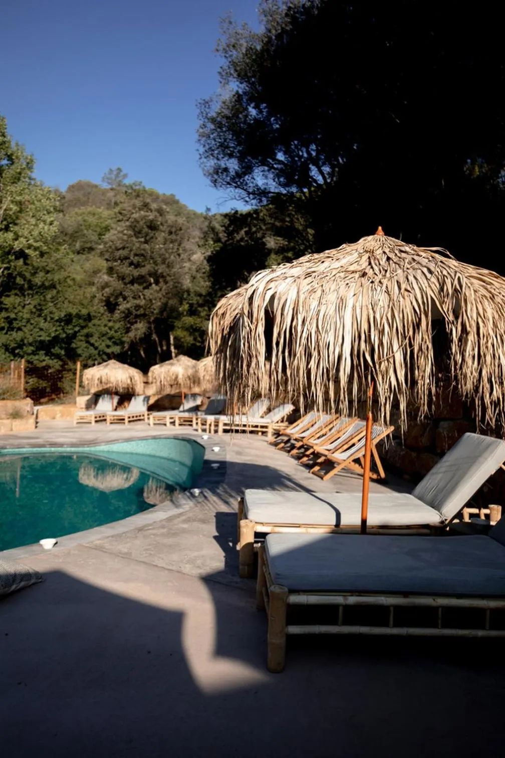 Swimming pool in Glamping Can Bora Lodges