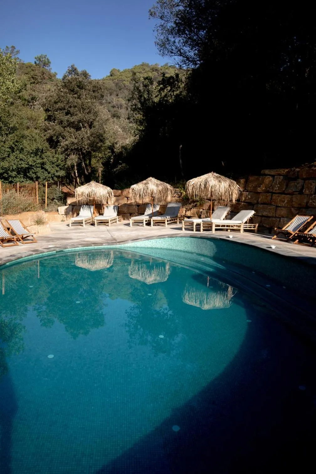 Swimming pool in Glamping Can Bora Lodges