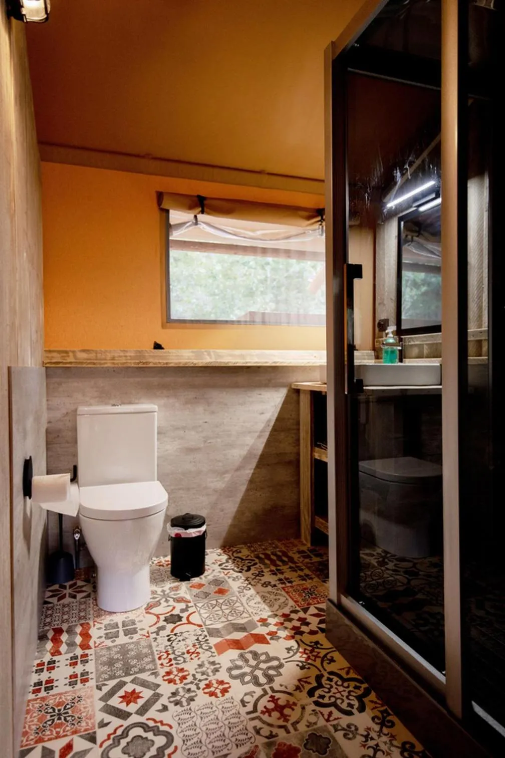 Bathroom in Glamping Can Bora Lodges