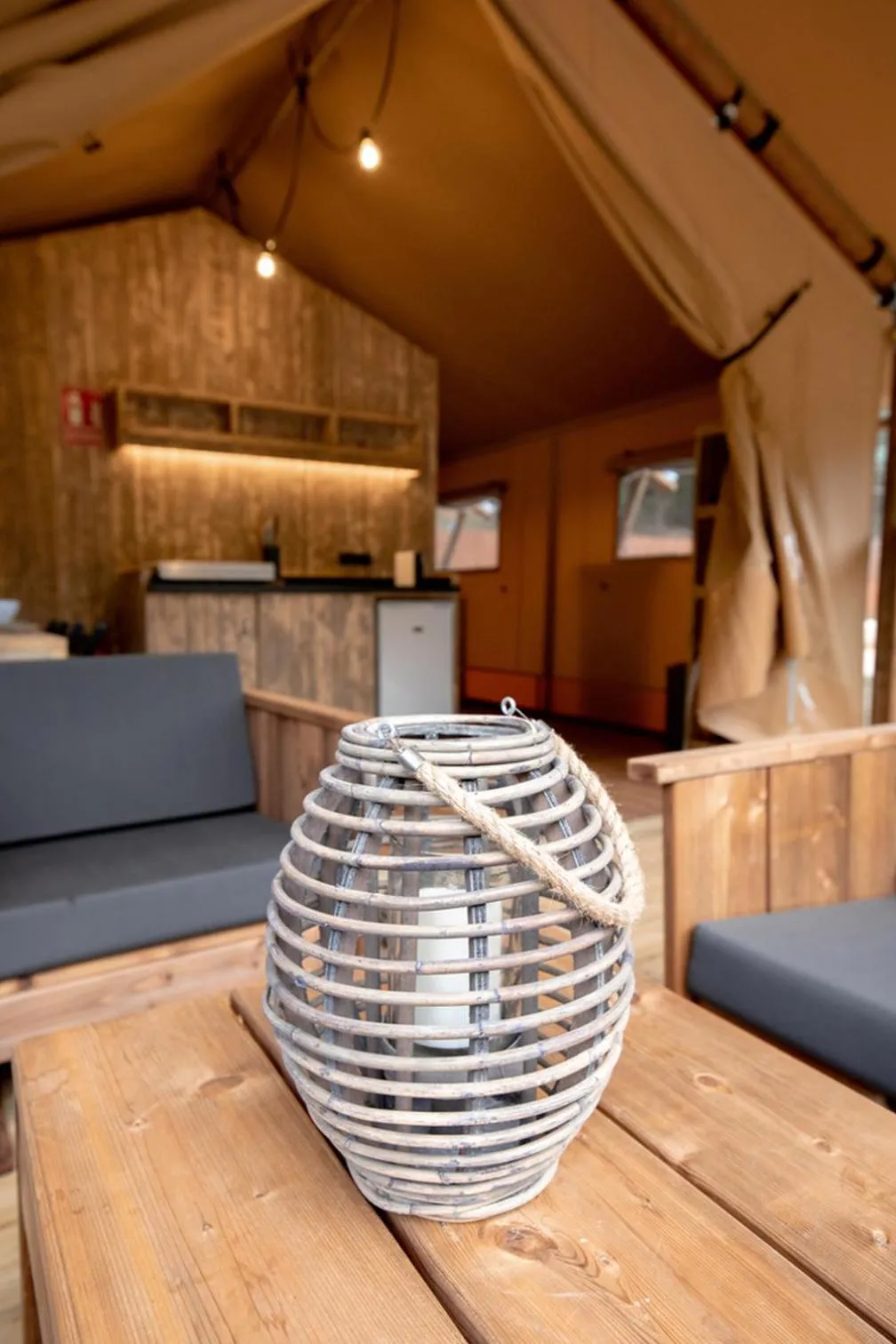 Decorative detail in Glamping Can Bora Lodges