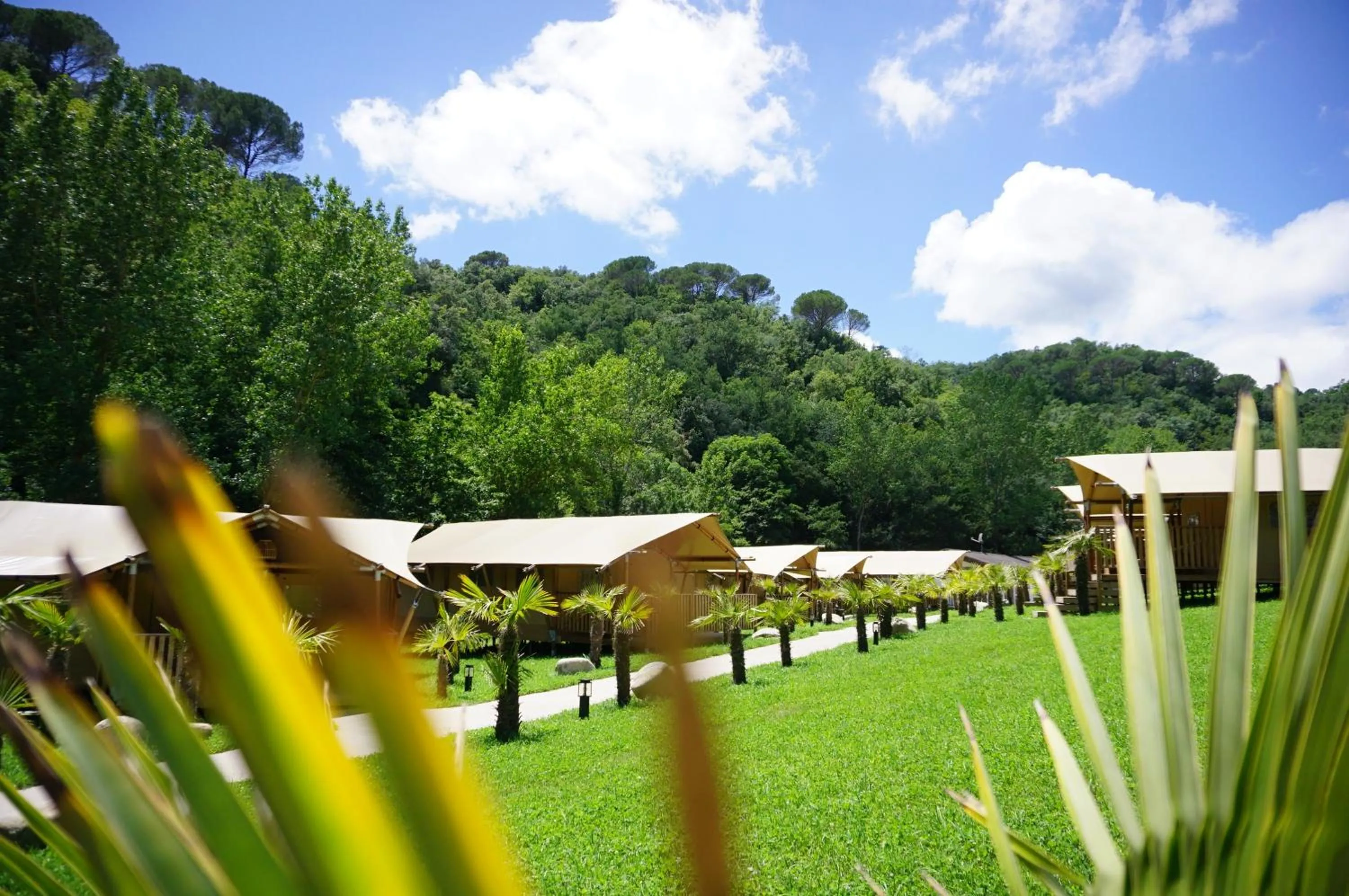 Garden in Glamping Can Bora Lodges