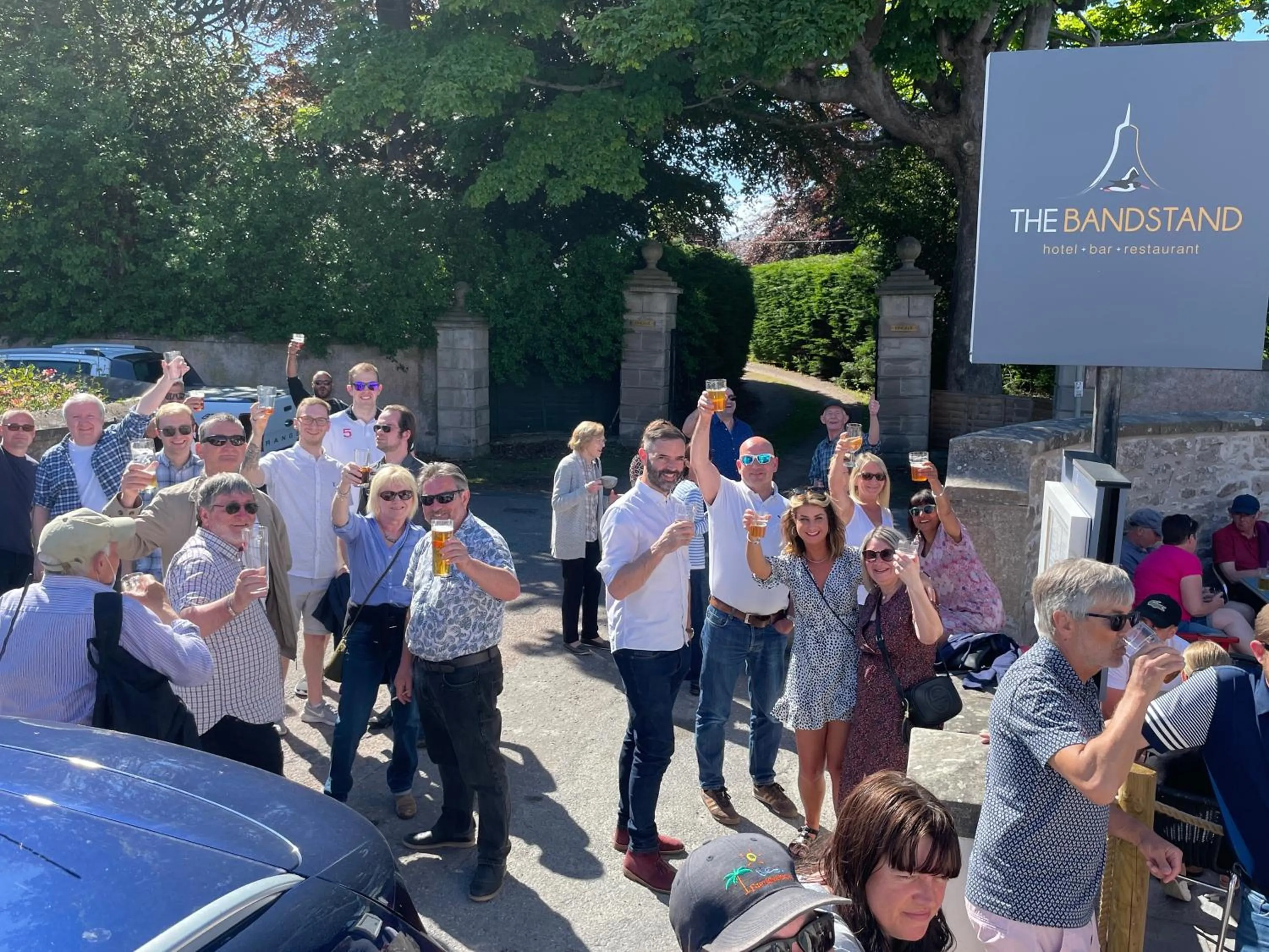 Guests in The Bandstand