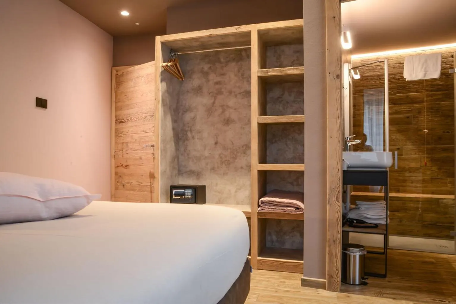 Bed in Hotel san Vitale