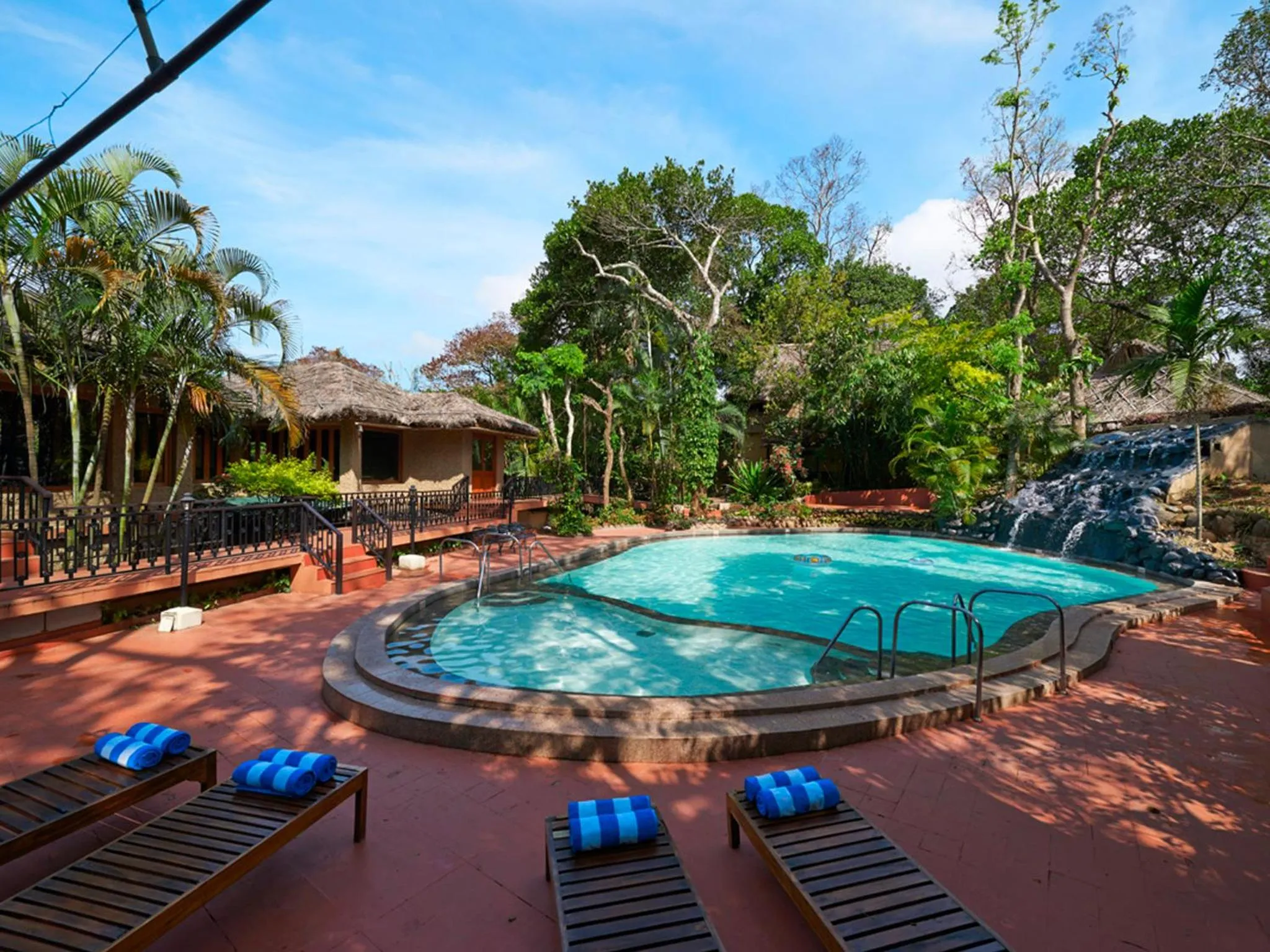 Swimming pool in Club Mahindra Thekkady