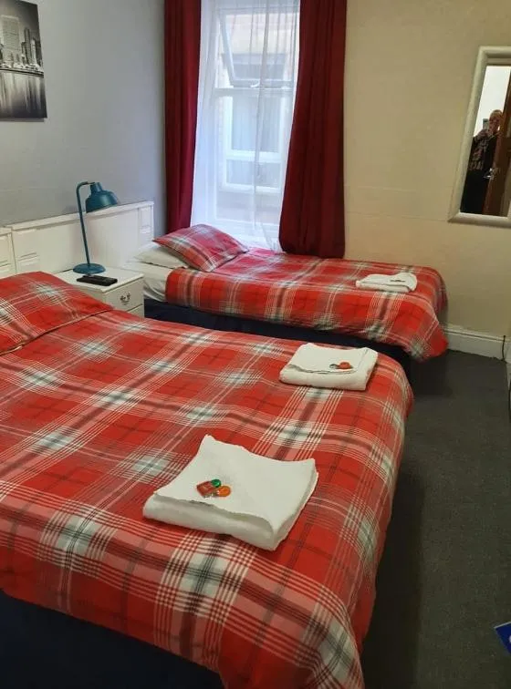 Bed in The Albert Inn Hotel Blackpool