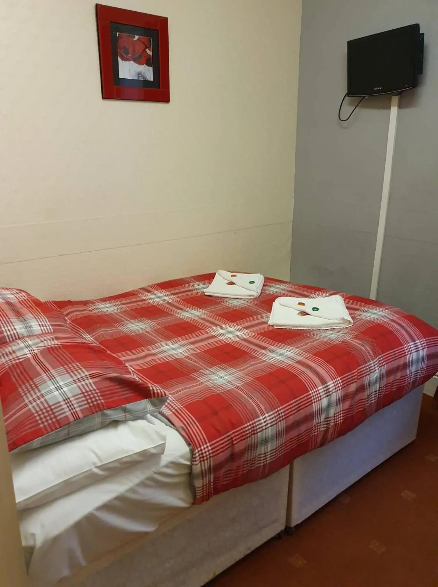 Bed in The Albert Inn Hotel Blackpool