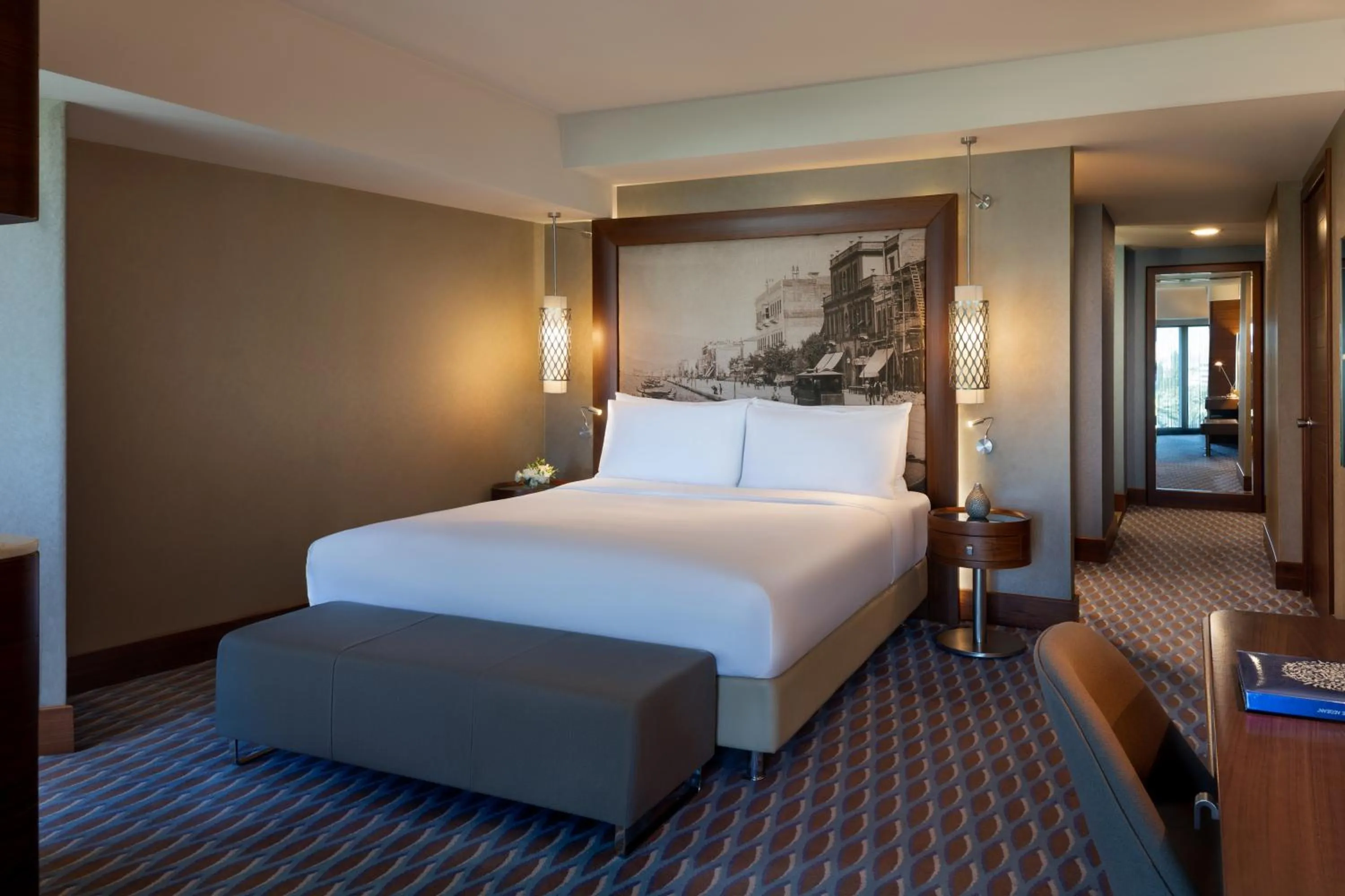 Bed in Renaissance Izmir Hotel