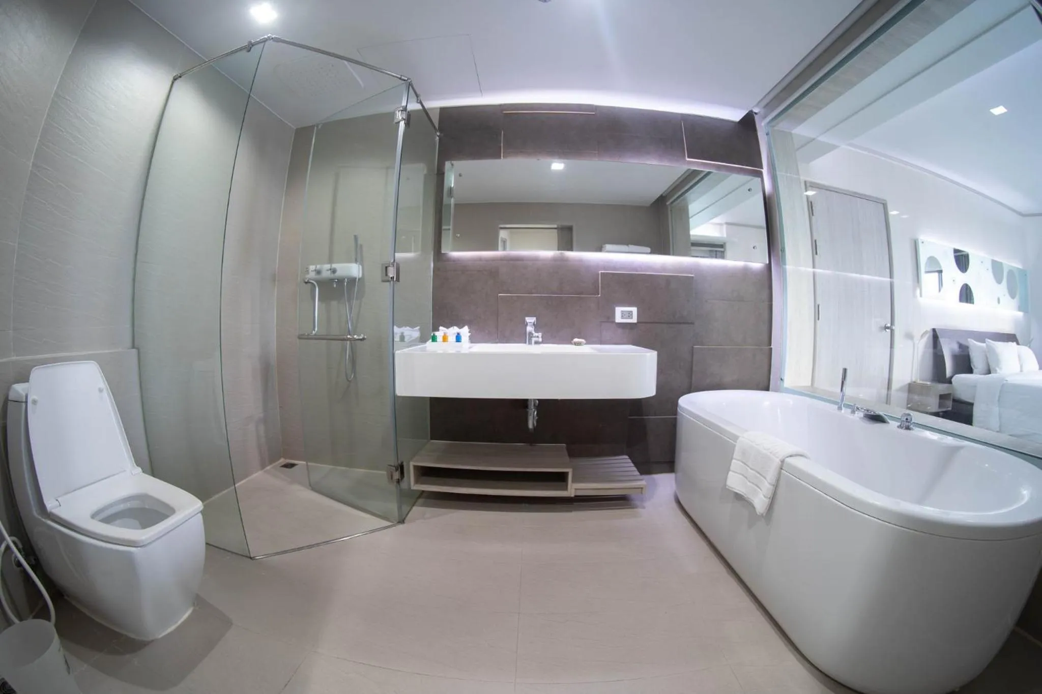 Bathroom in Pattaya Discovery Beach Hotel - SHA Extra Plus